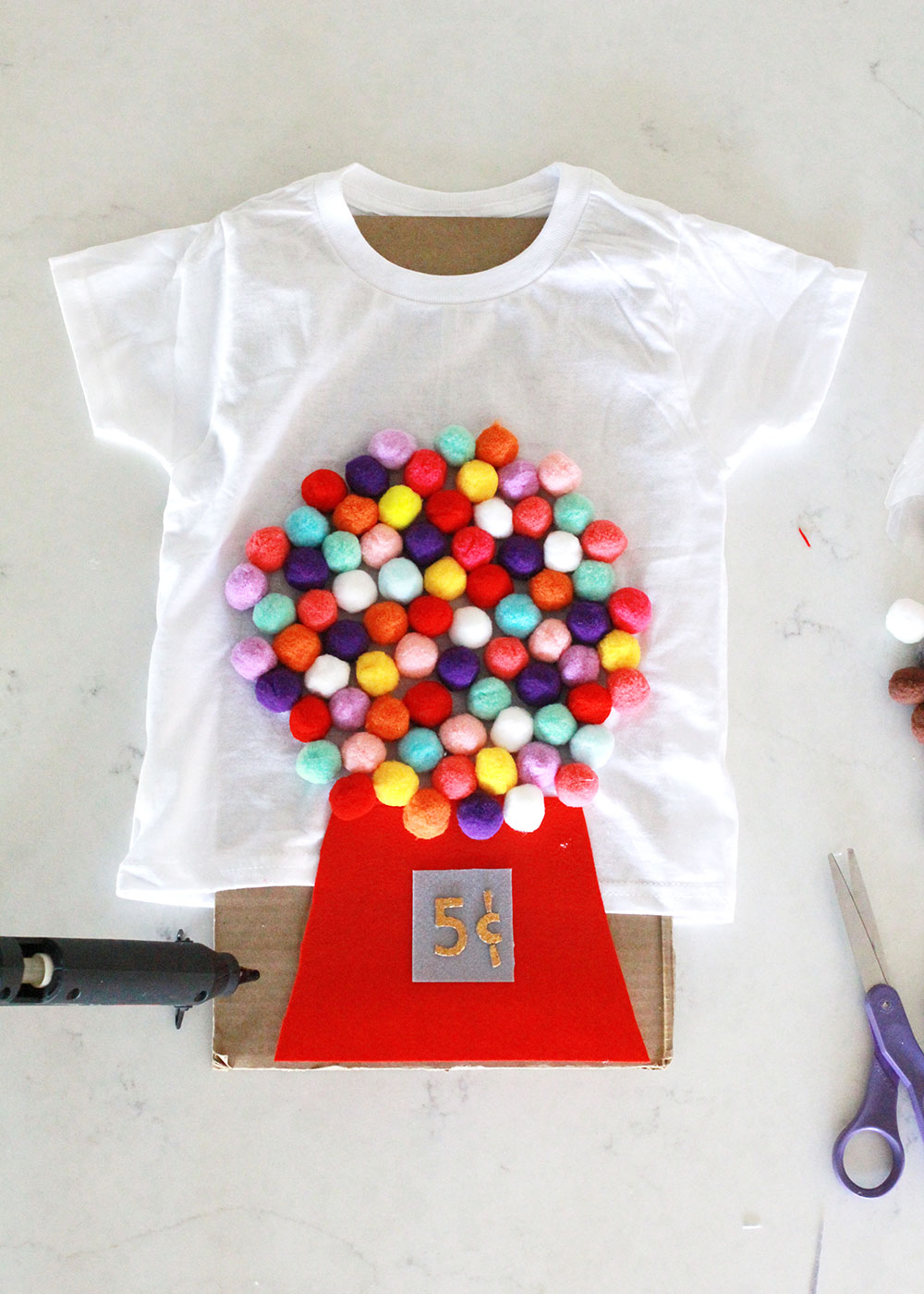 super easy diy gumball halloween costume idea | thelovedesignedlife.com