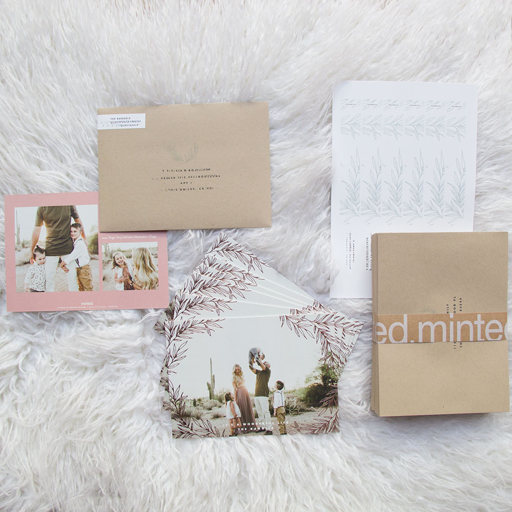 our holiday cards + a minted discount