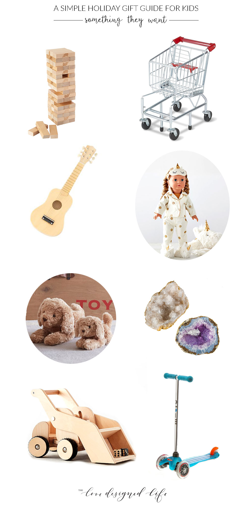 a simple holiday gift guide for kids - something they want | thelovedesignedlife.com