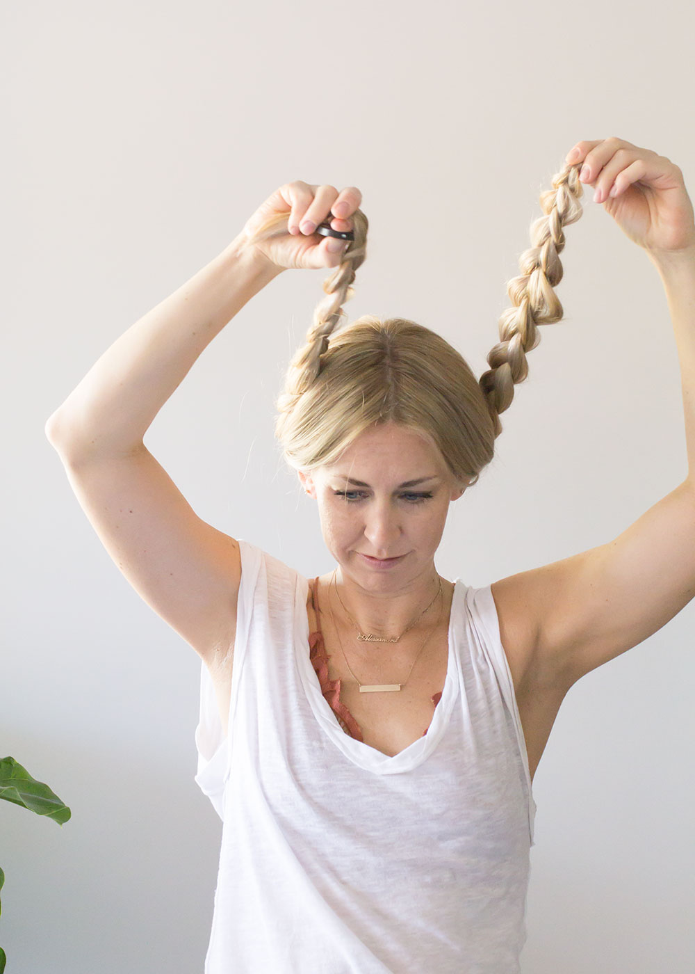 easy milkmiad hair braid | thelovedesignedlife.com