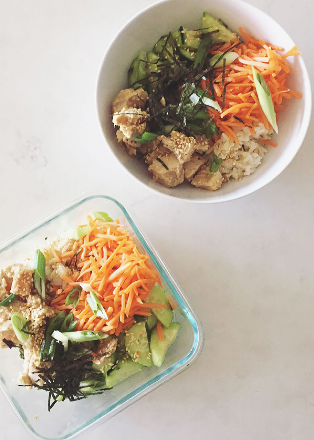 brown rice bowls | on the clean program | thelovedesignedlife.com #vegetarian #cleanse