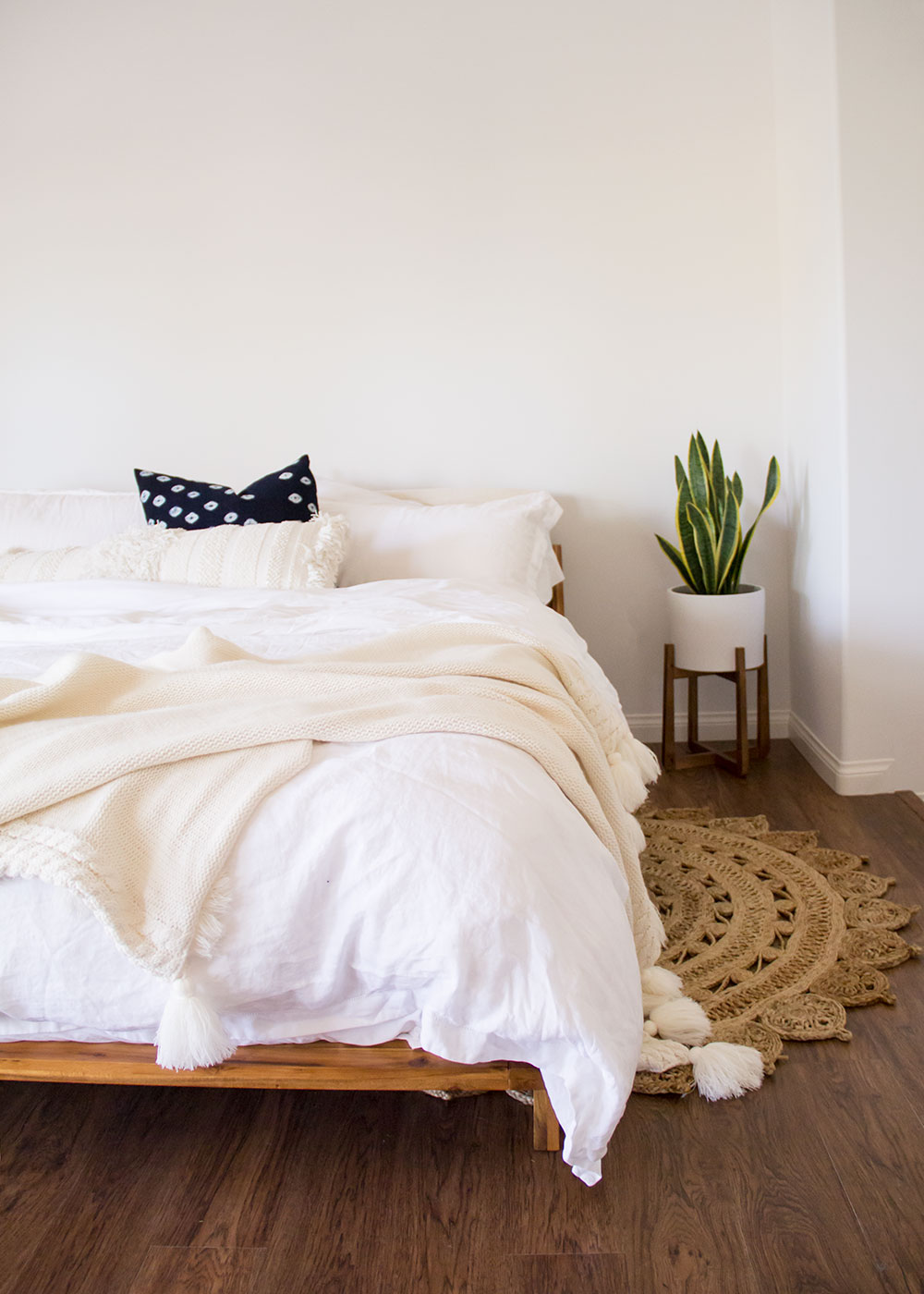 all of the resources for our new modern bohemian master bedroom | thelovedesignedlife.com