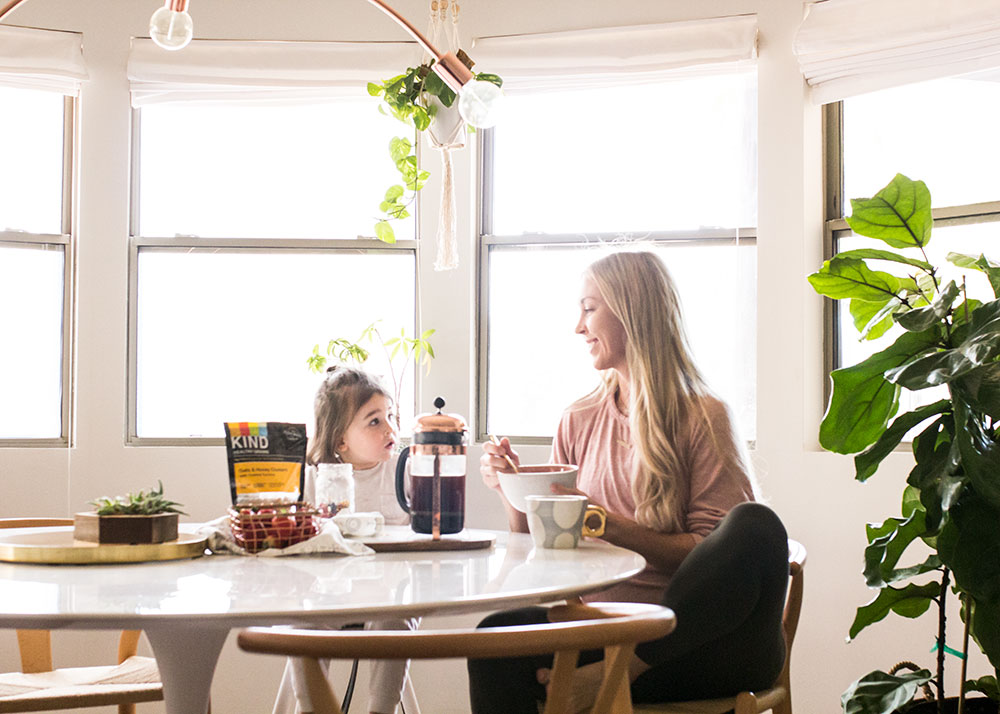 eating healthy breakfast with my kiddos is so important! | thelovedesignedlife.com #coffee #motherhood #breakfastideas