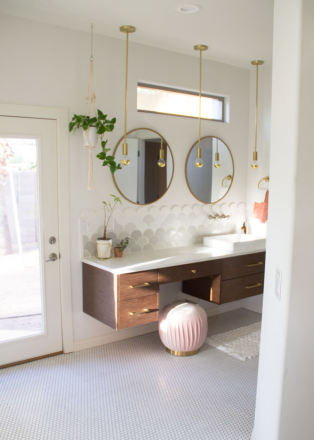 the vanity of our master bathroom reveal | thelovedesignedllife.com