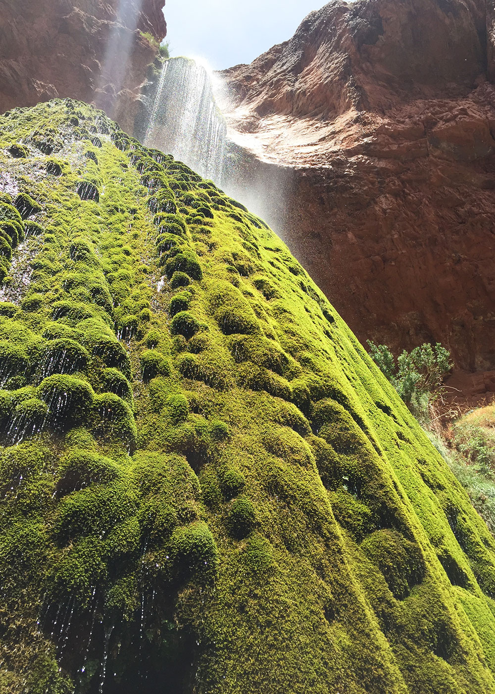 ribbon falls in the grand canyon | thelovedesignedlife.com #grandcanyon #ribbonfalls #getoutside