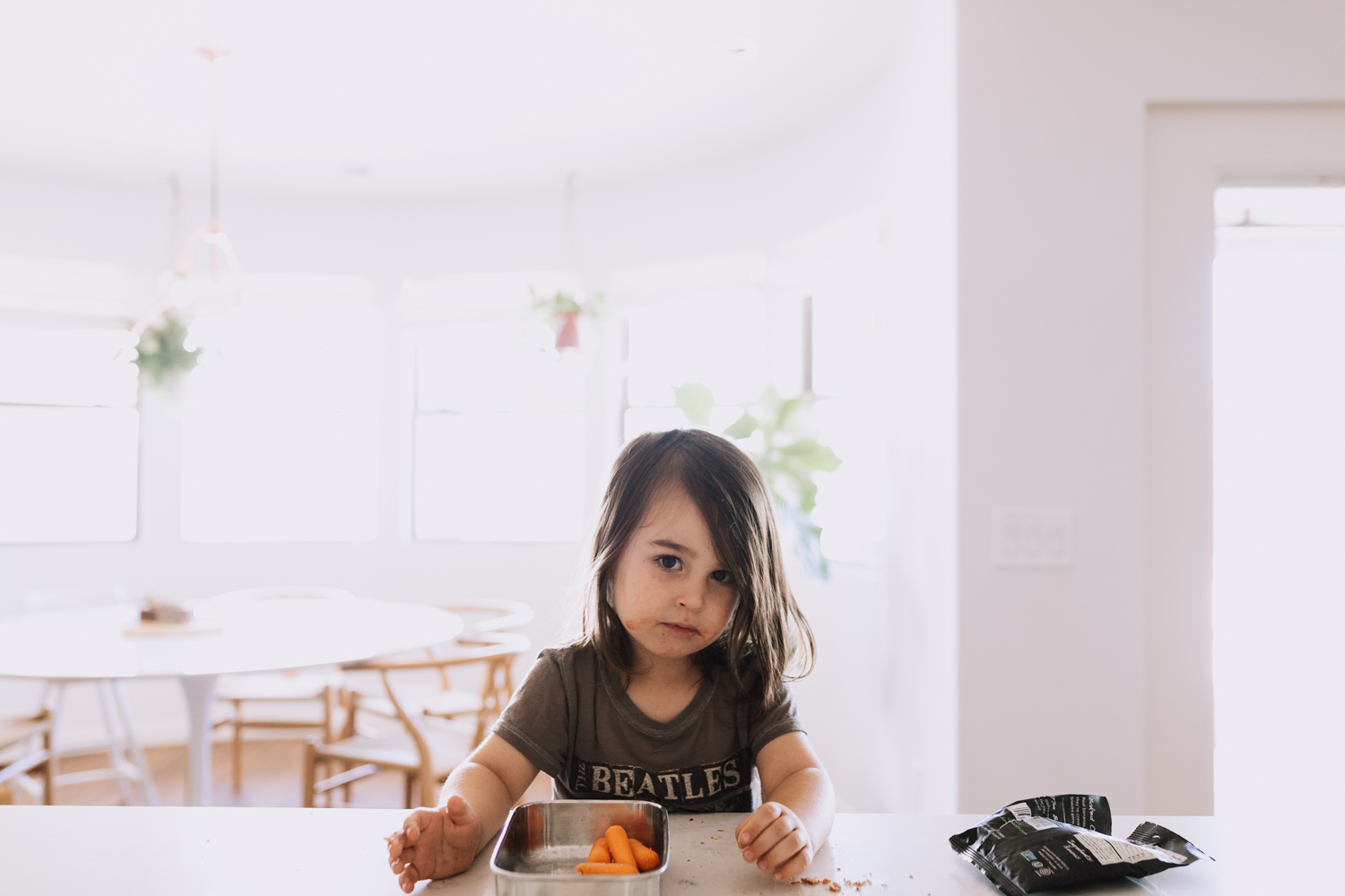 back home and eating lunch with my favorite little dude after our everyday adventures. | thelovedesignedlife.com #thegreatbackseatadventure #kidslunch #toddlerhood