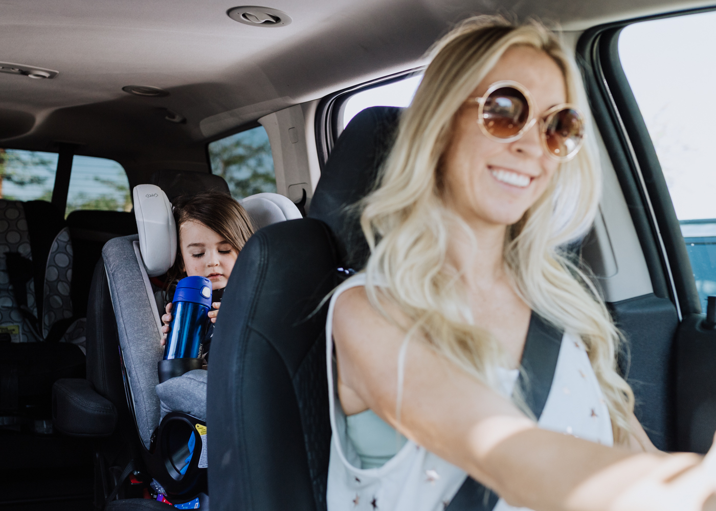 headed out for an everyday adventure with my little man in his new Maxi-Cosi 5-in-one carseat | thelovedesignedlife.com #momlife #backseatride #carseat