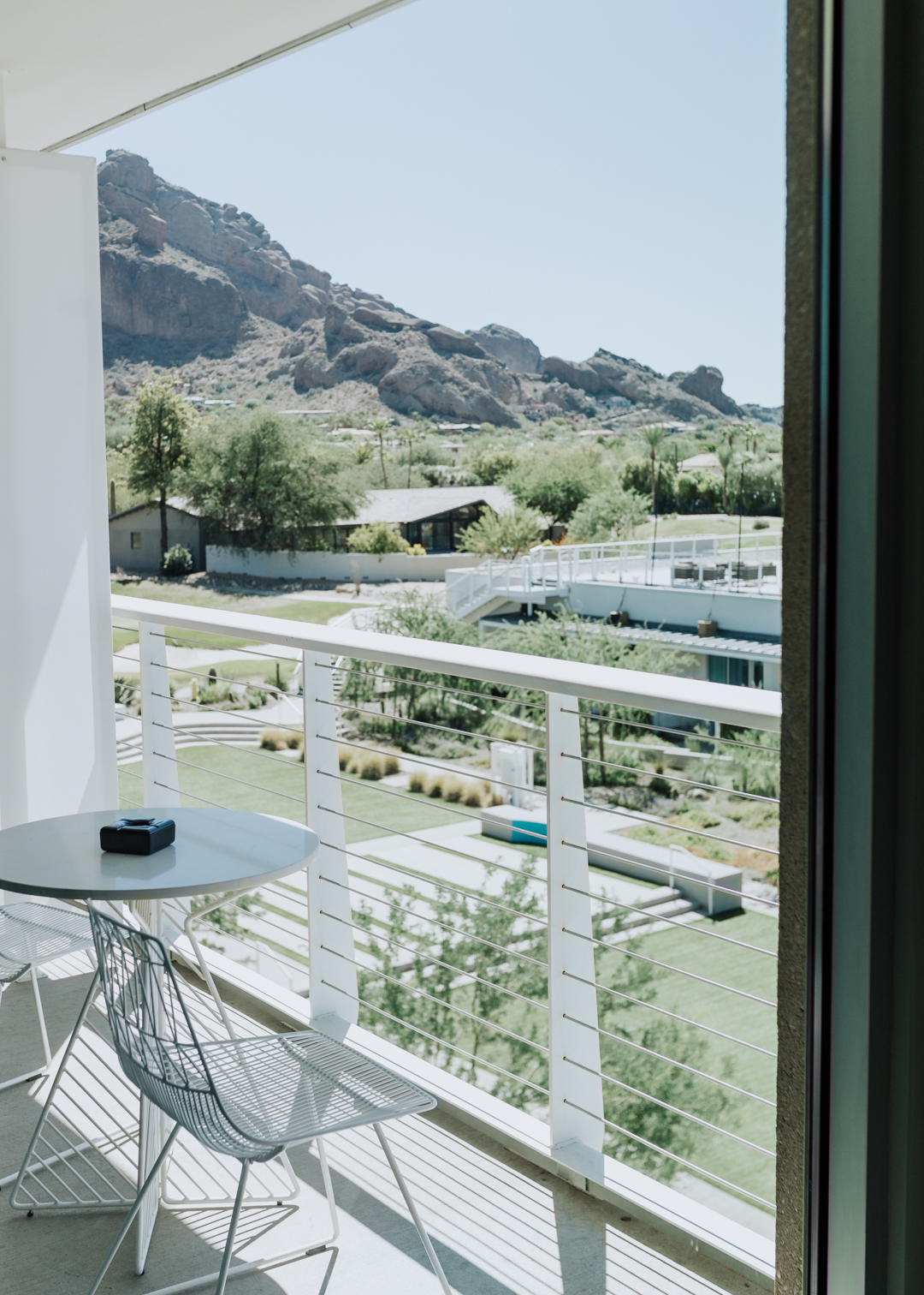 the view from our room of camelback mountain | thedesignedlife.com #mountainshadowsresort #camelbackmountain #wanderlust #tracel