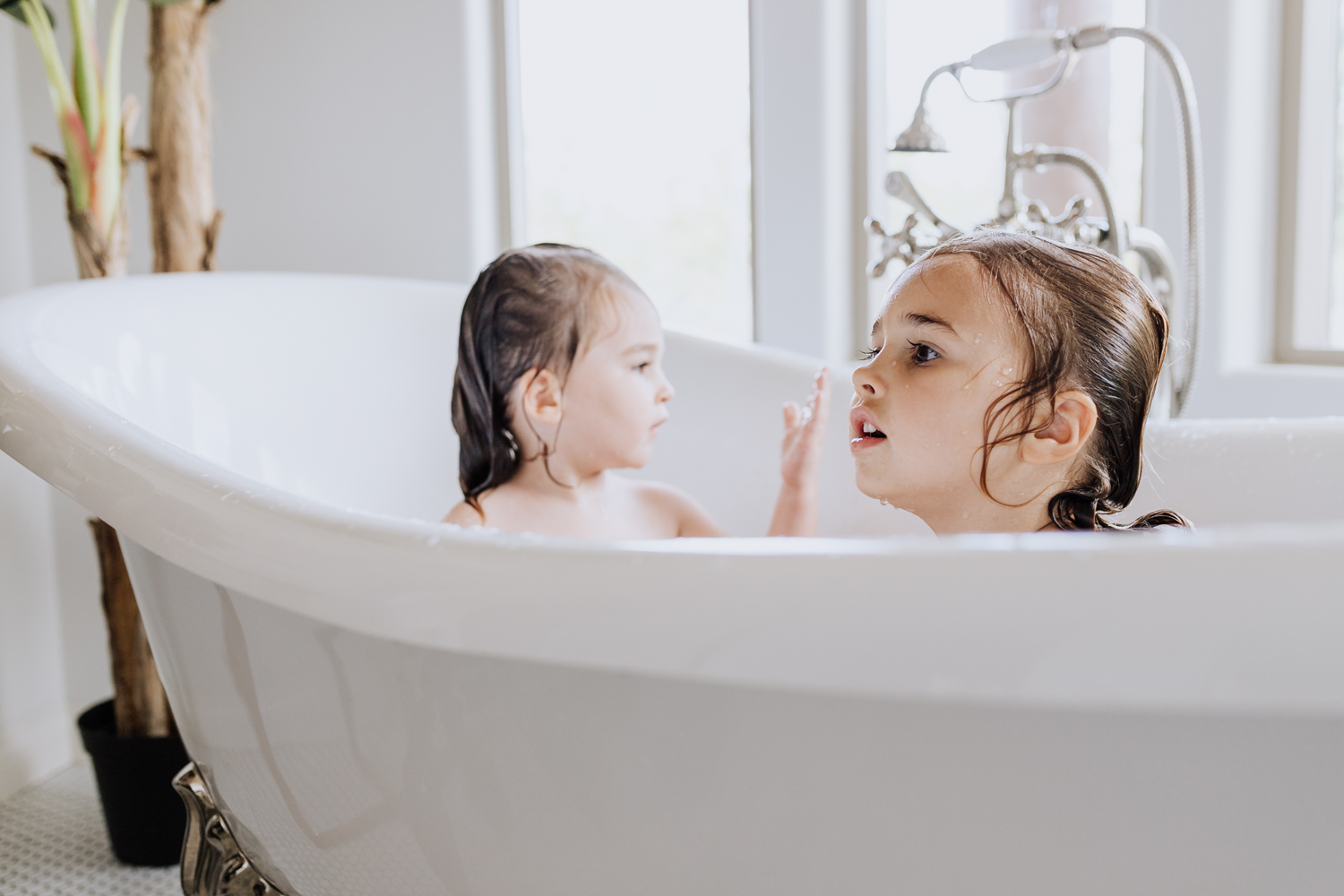 scrub a dub, my two ducks in a tub | thelovedesignedlife.com #bathtime #bedtime