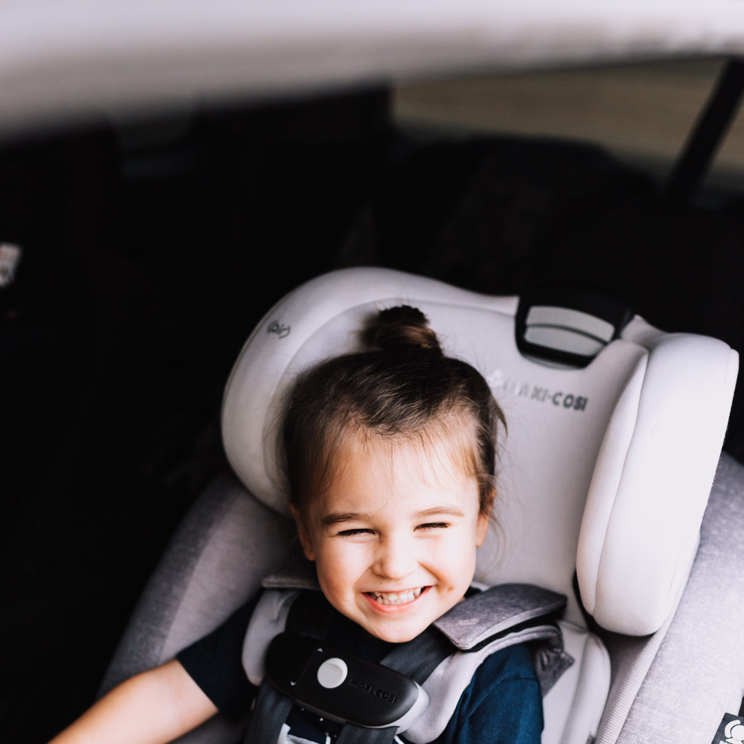 riding in his new maxi-cosi all in one carseat | thelovedesignedlife.com #carseat #everydayadventures 