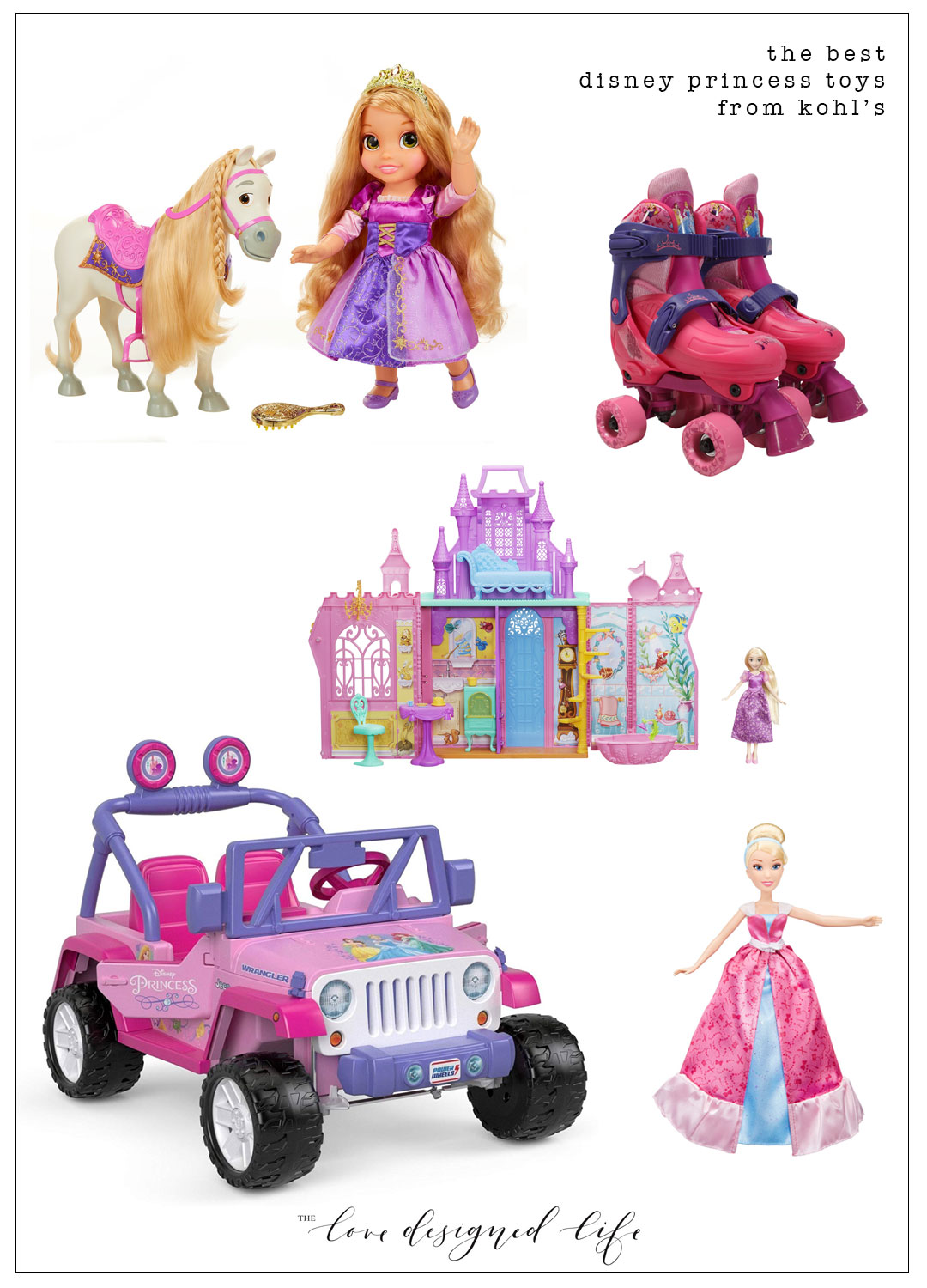 the best disney princess toys from kohl's for the holidays | thelovedesignedilfe.com @kohls #ad #disneyprincess #besttoys #holiday2018