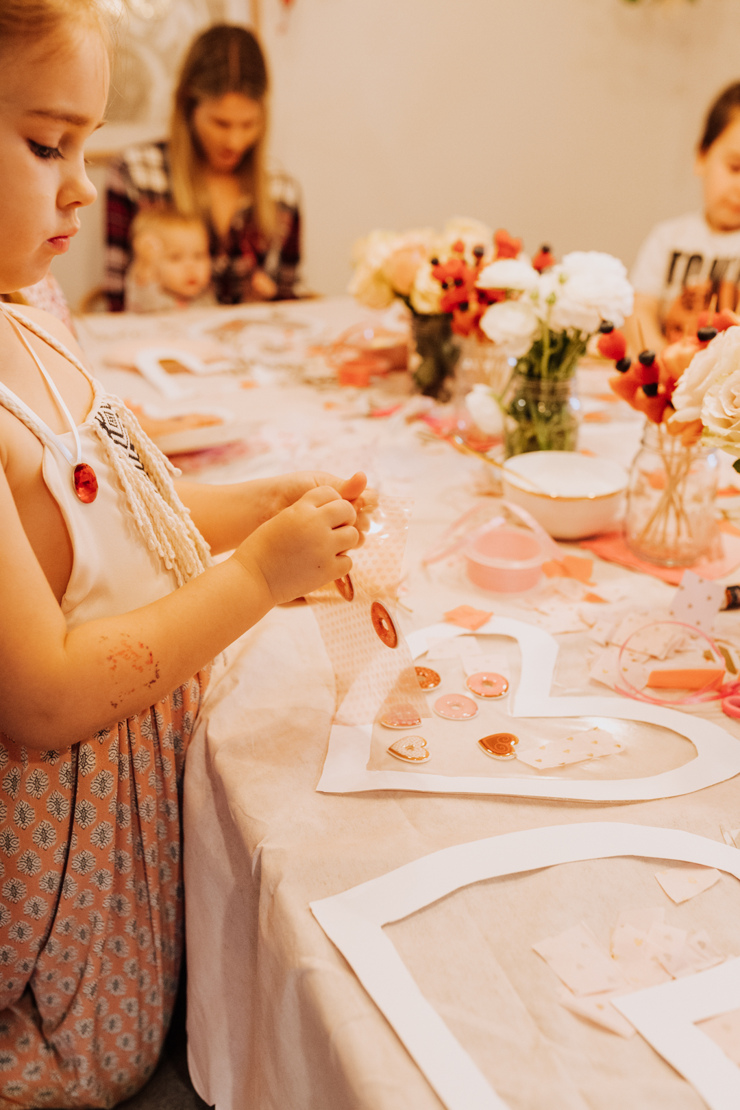 heart shaped suncatcher craft! | thelovedesignedlife.com #heartsuncatcher #kidscraft #valentines