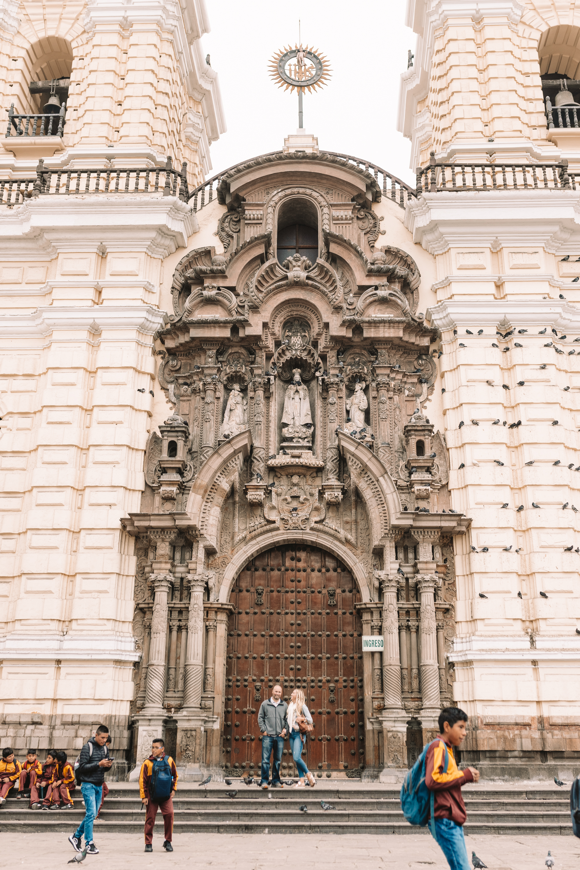 San Francisco Cathedral in Lima on a magical journey to Peru #lima #peruretreat #magicaljourney #wanderlust