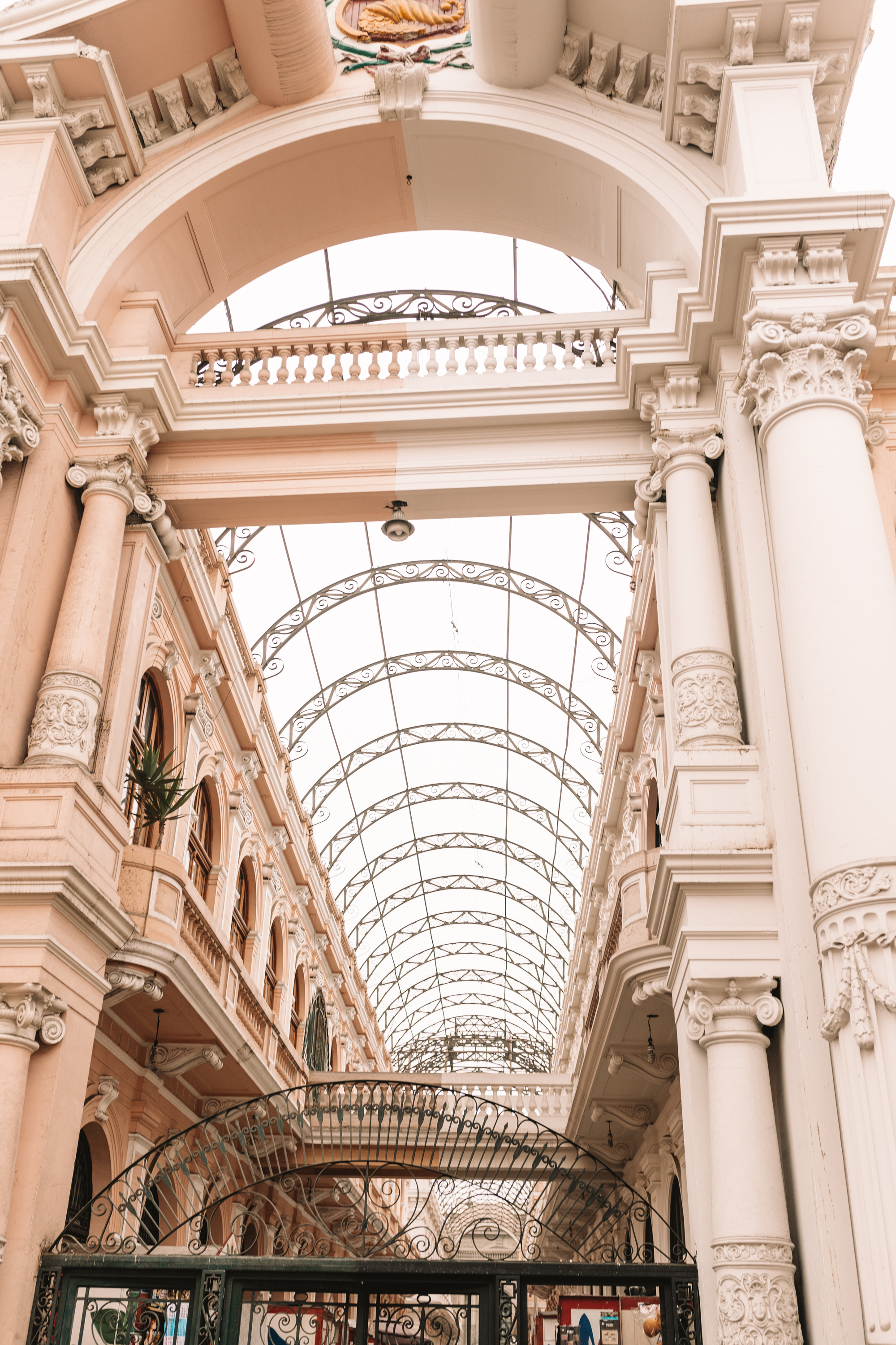 such interesting multicolored architecture in Lima, Peru