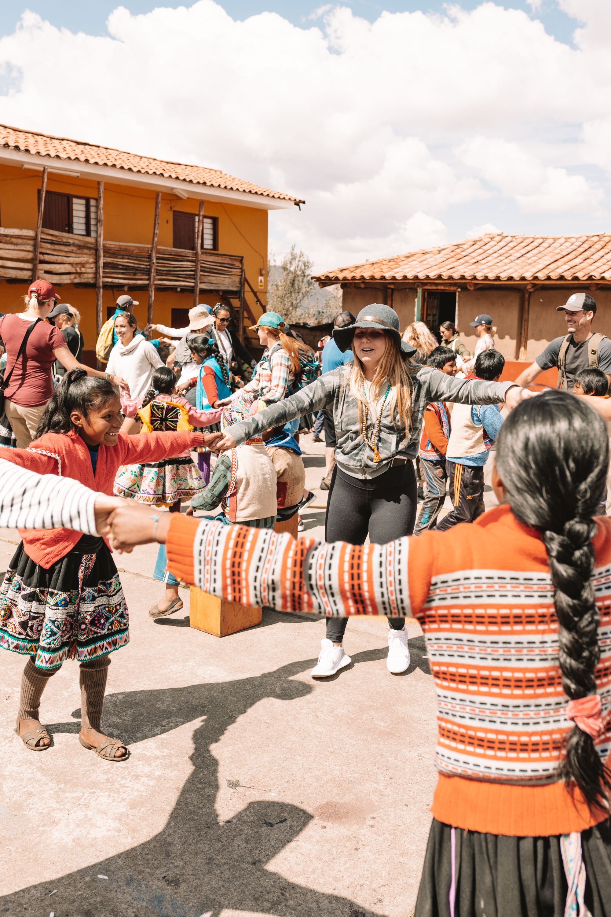 dancing together with the people of peru #thelovedesignedlife #peru #travel