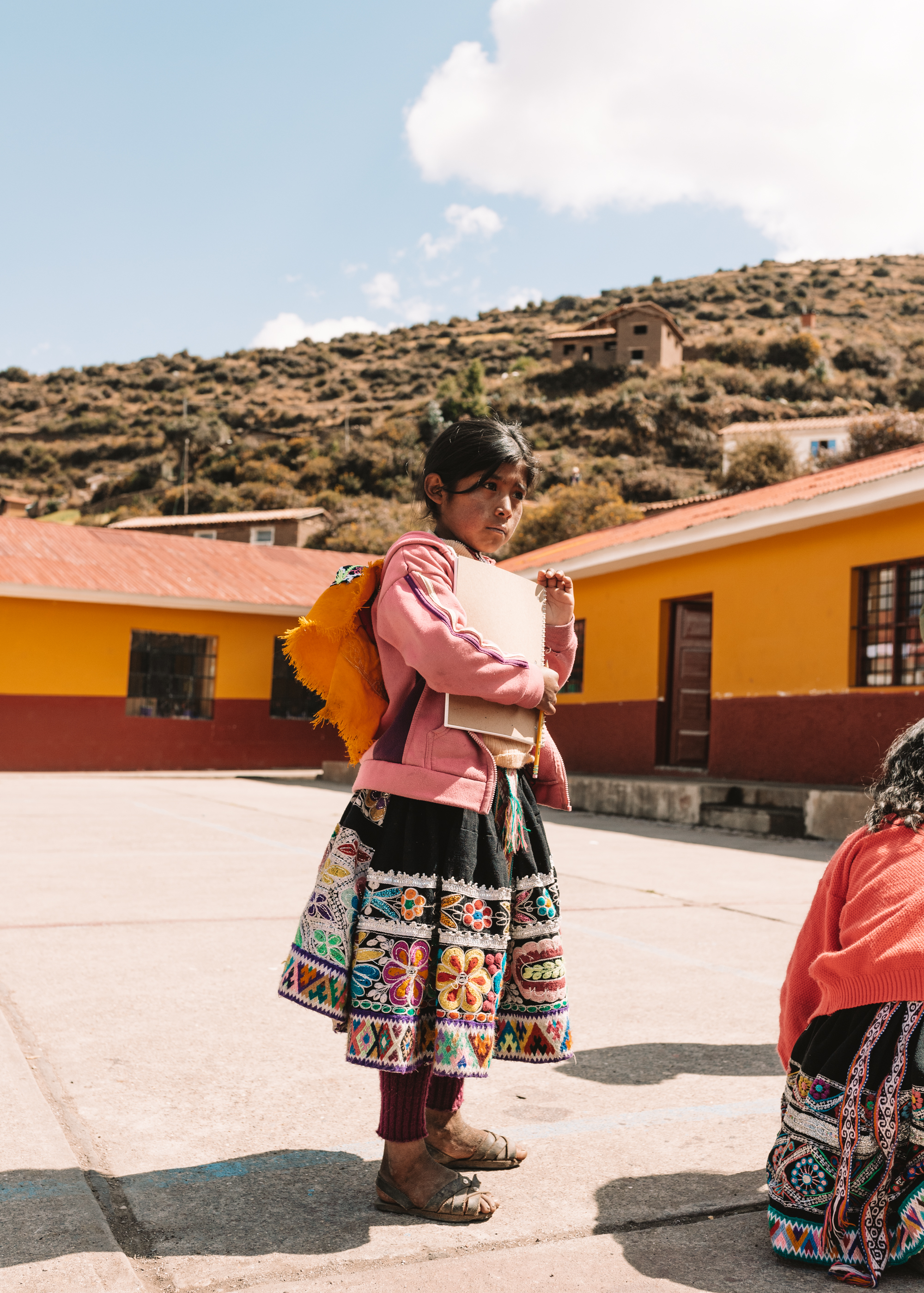 sweet little schoolgirls in the mountains of peru #thelovedesignedlife #travel #peruretreat