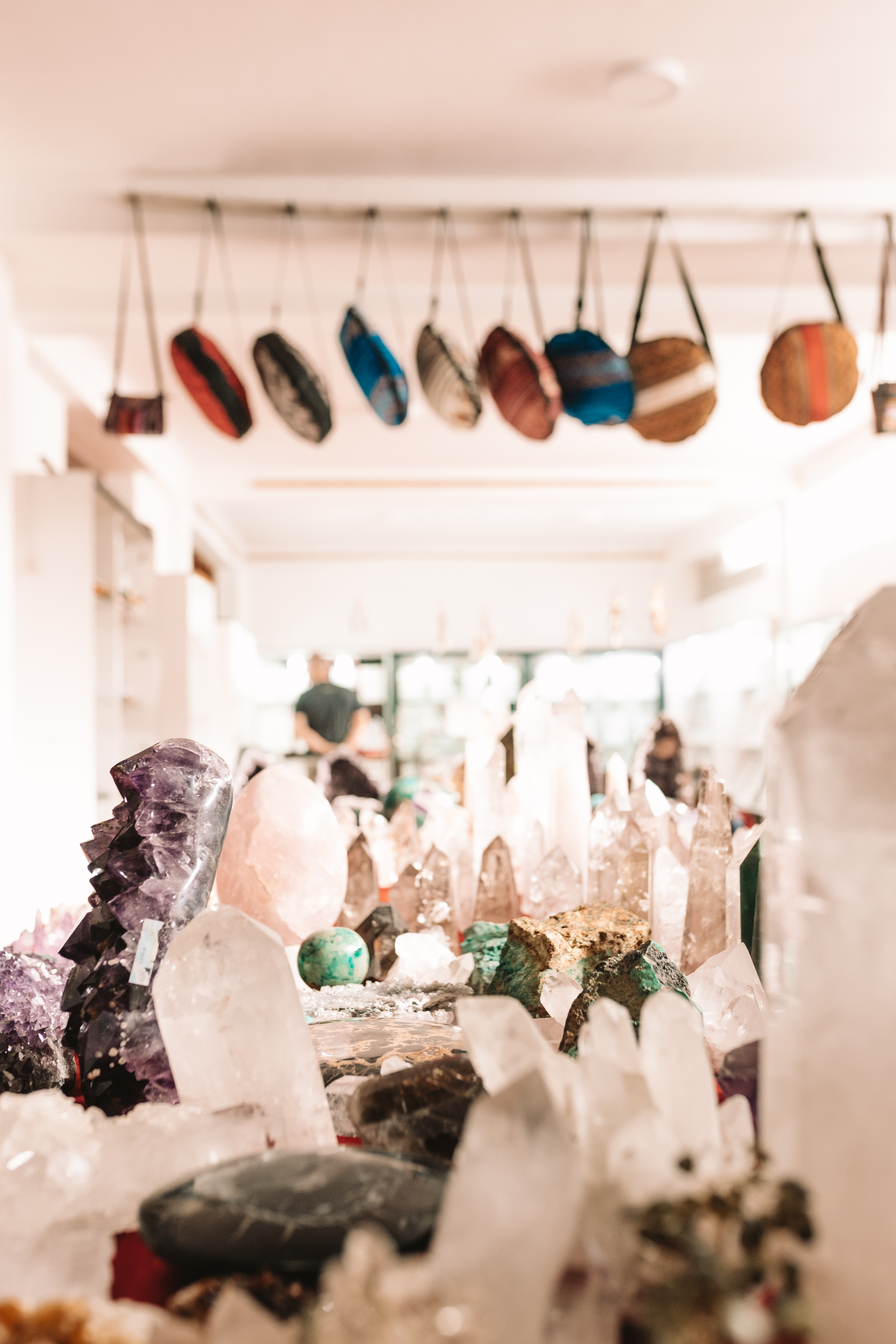 crystal shamen shop in the Pisac Market #peru #thelovedesignedlife #crystals