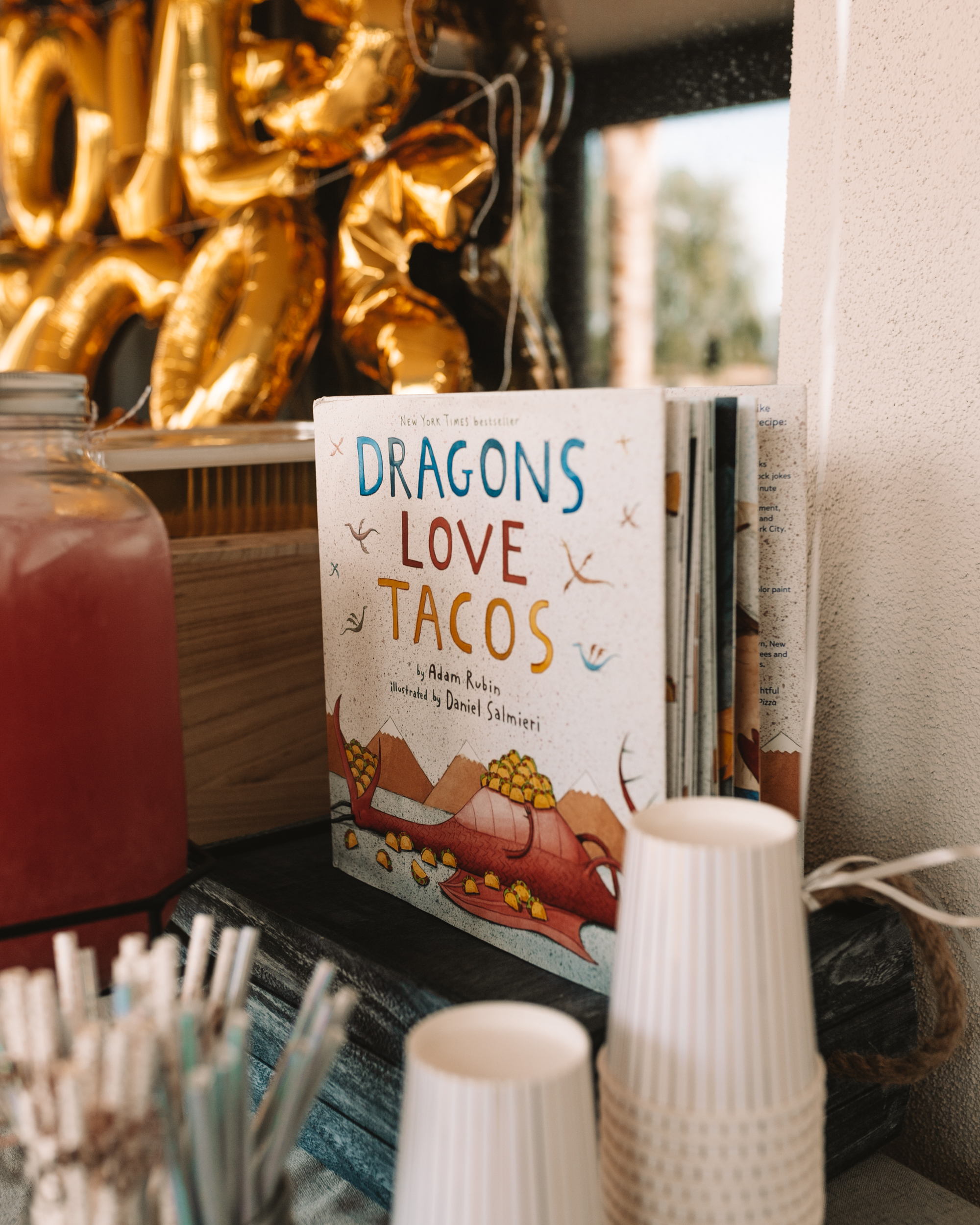 a fun kid's birthday party for a little boy who loves dragons and tacos