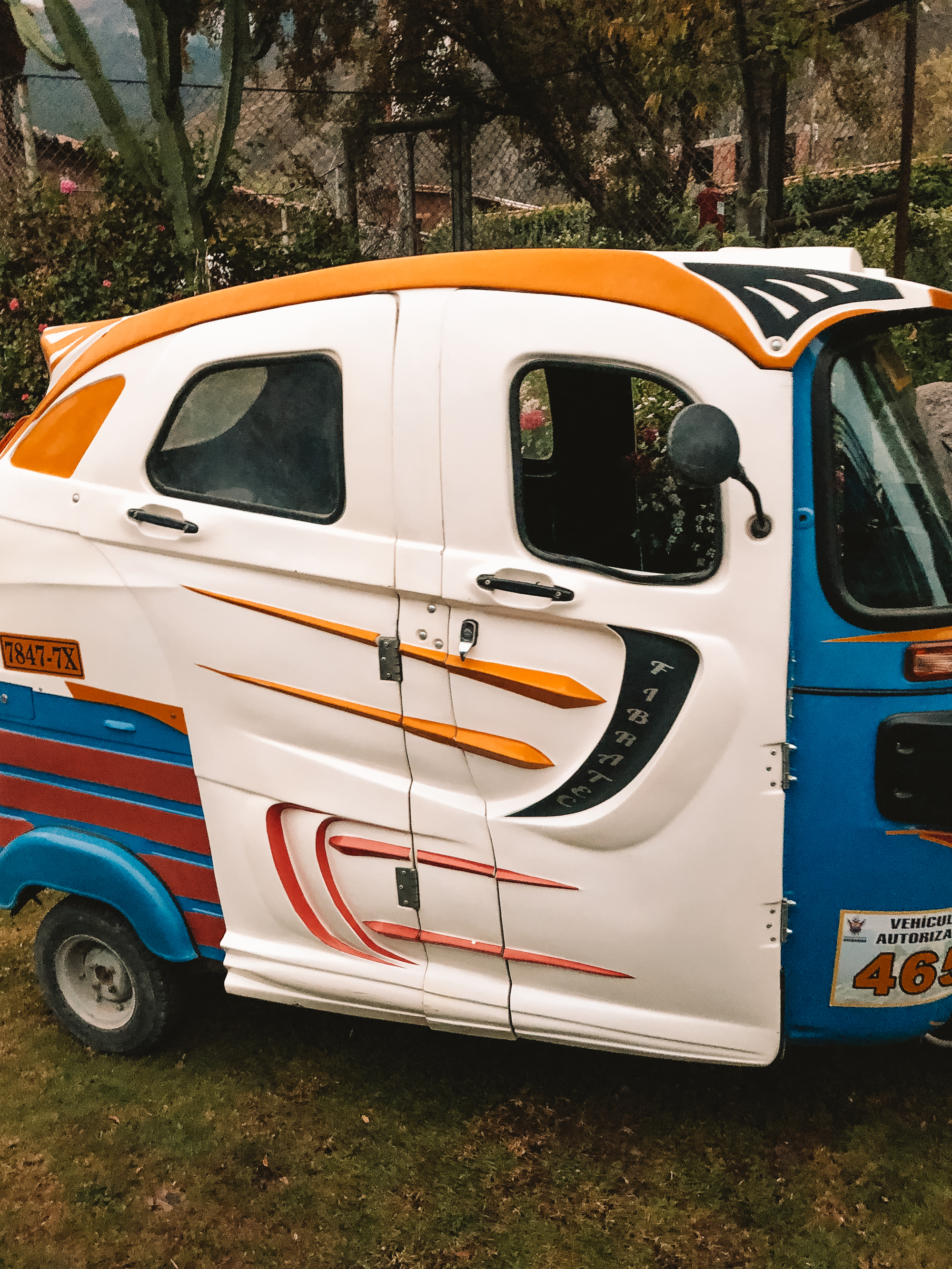 a tuk tuk in peru