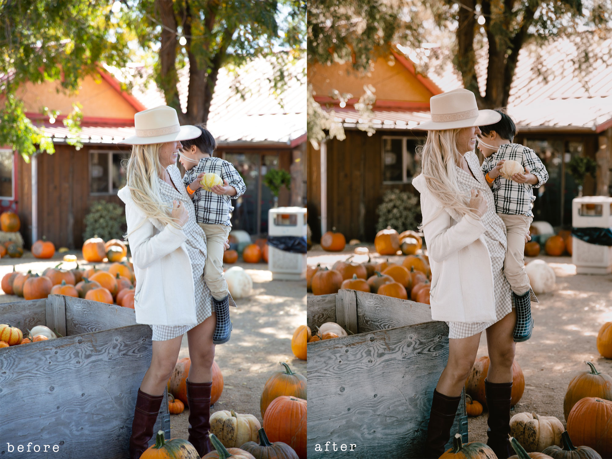 new presets from the lovedesignedlife #theldlpresets #lightroompresets #pumpkinpatch #photoediting