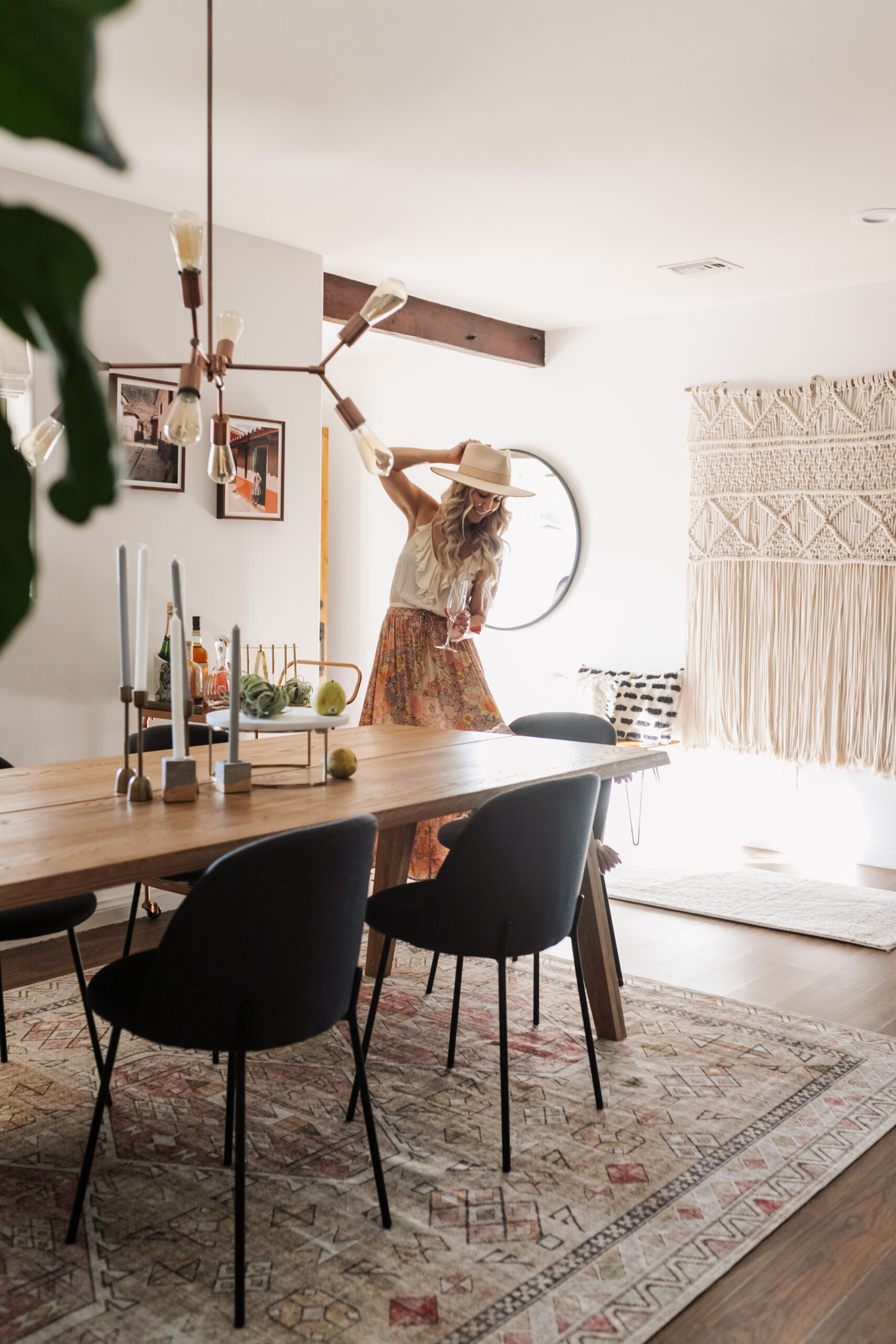 celebrating our new dining room being all done! #theldlhome #diningroomreveal #moderndesign