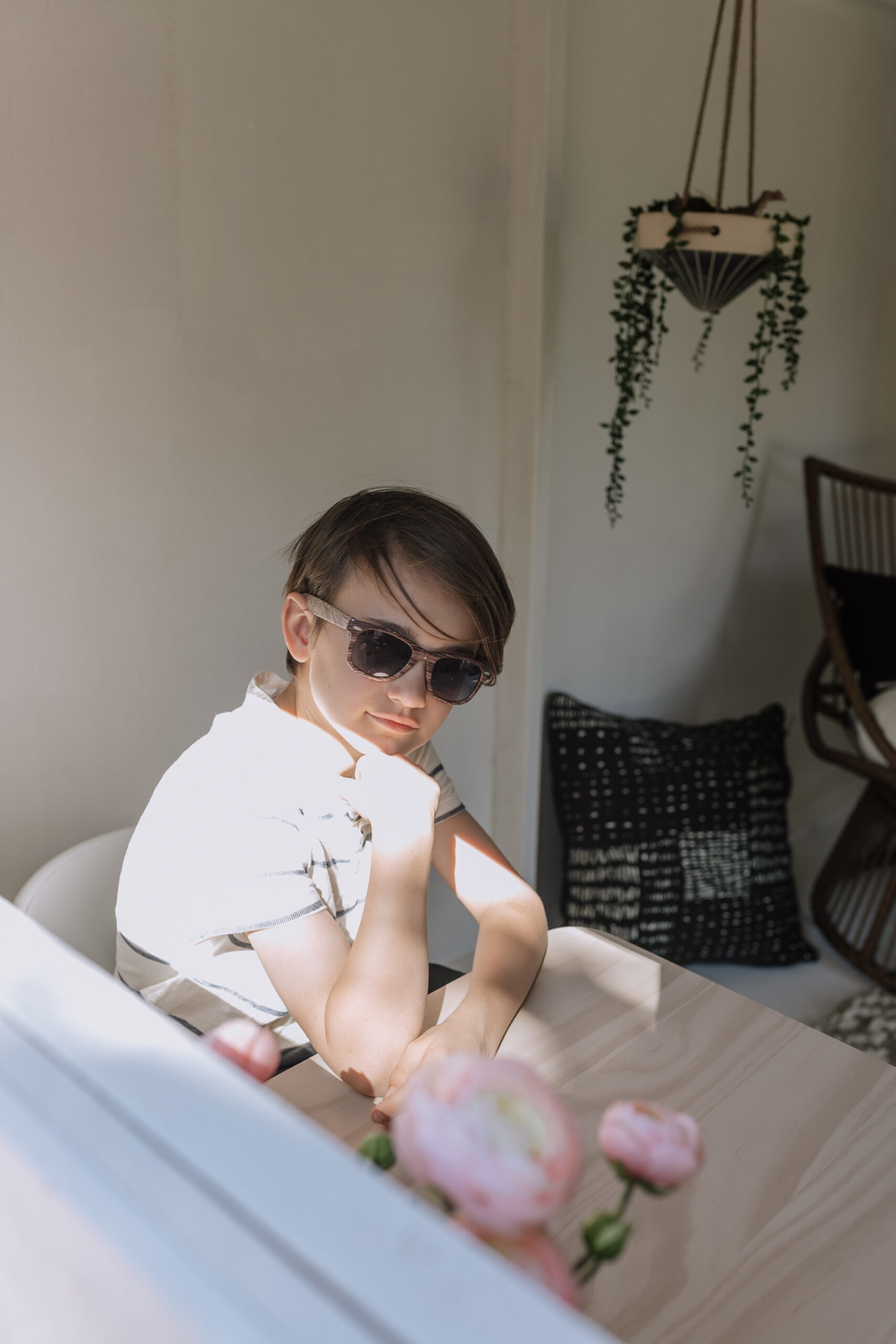 too cool for school in our backyard modern playhouse. #theldlhome #backyard #playhouse #mcm