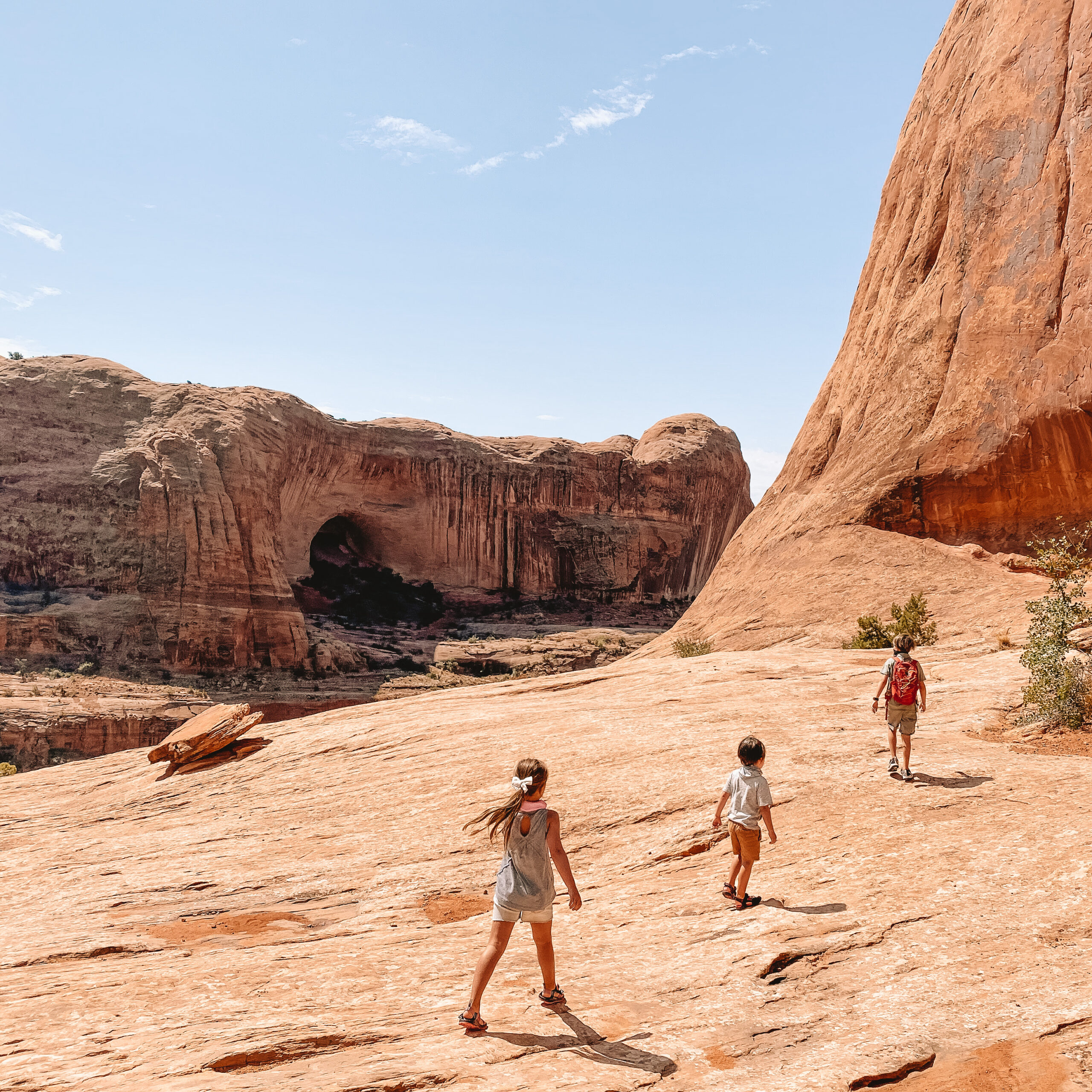 Arches National Park in Moab, Utah with the kids.