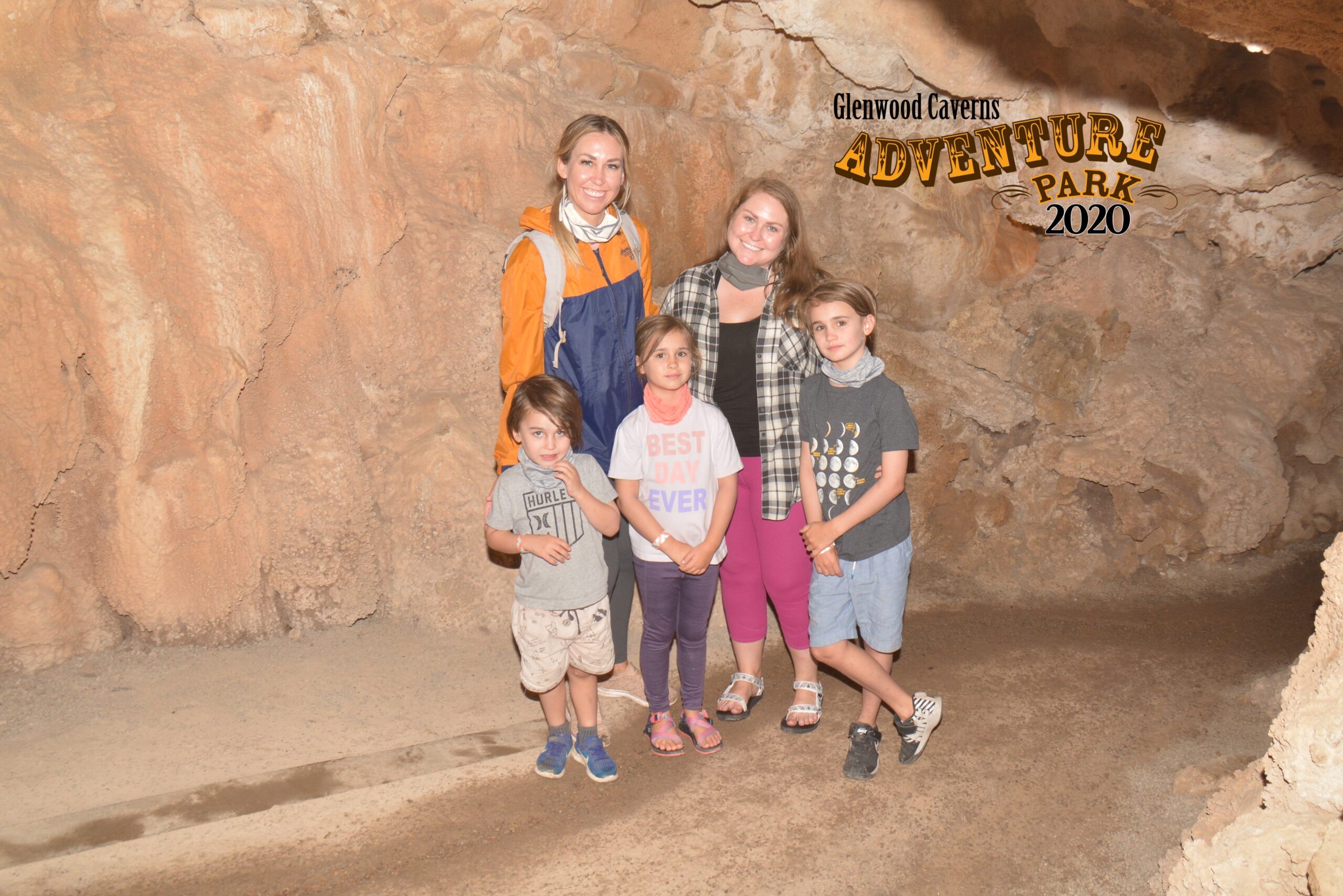 my sis and I and the kids doing the fairy tour at Glenwood Caverns Adventure Park. #cavetour #familytravel