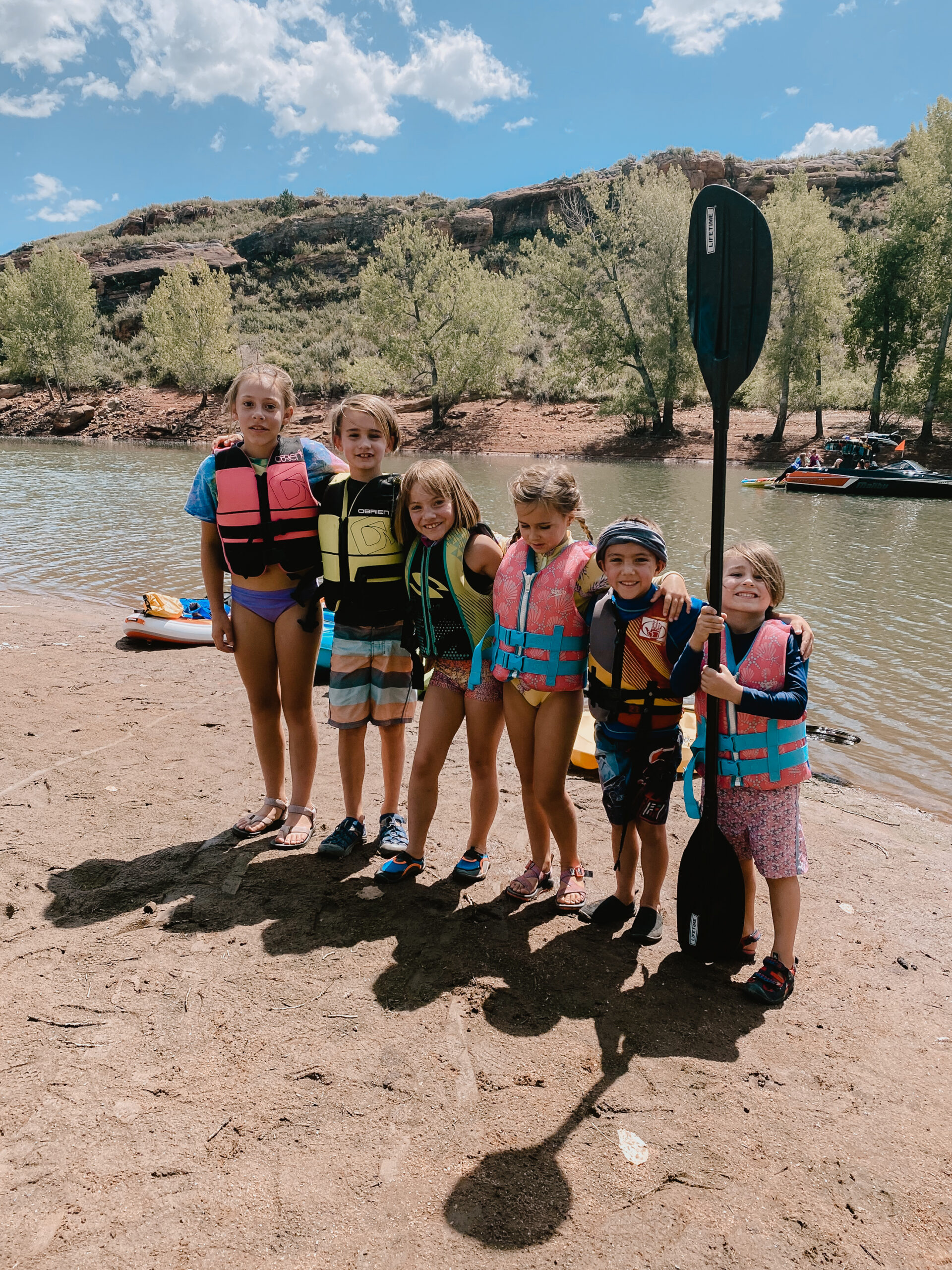 cousins ready to take on a day at the lake. #lakeday #cousins #getoutside