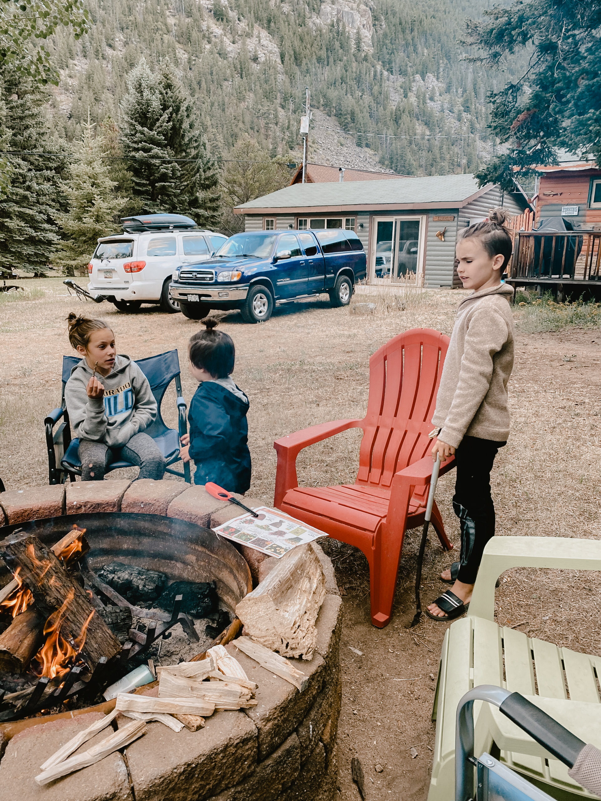 man buns, campfires, and smores. #camping #thelovedesignedlife #theldltravels 