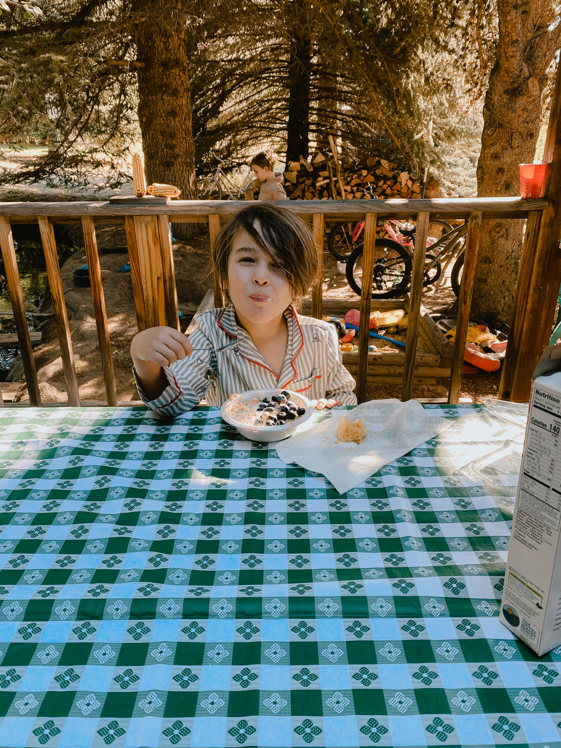 breakfast while camping #camping #getoutside