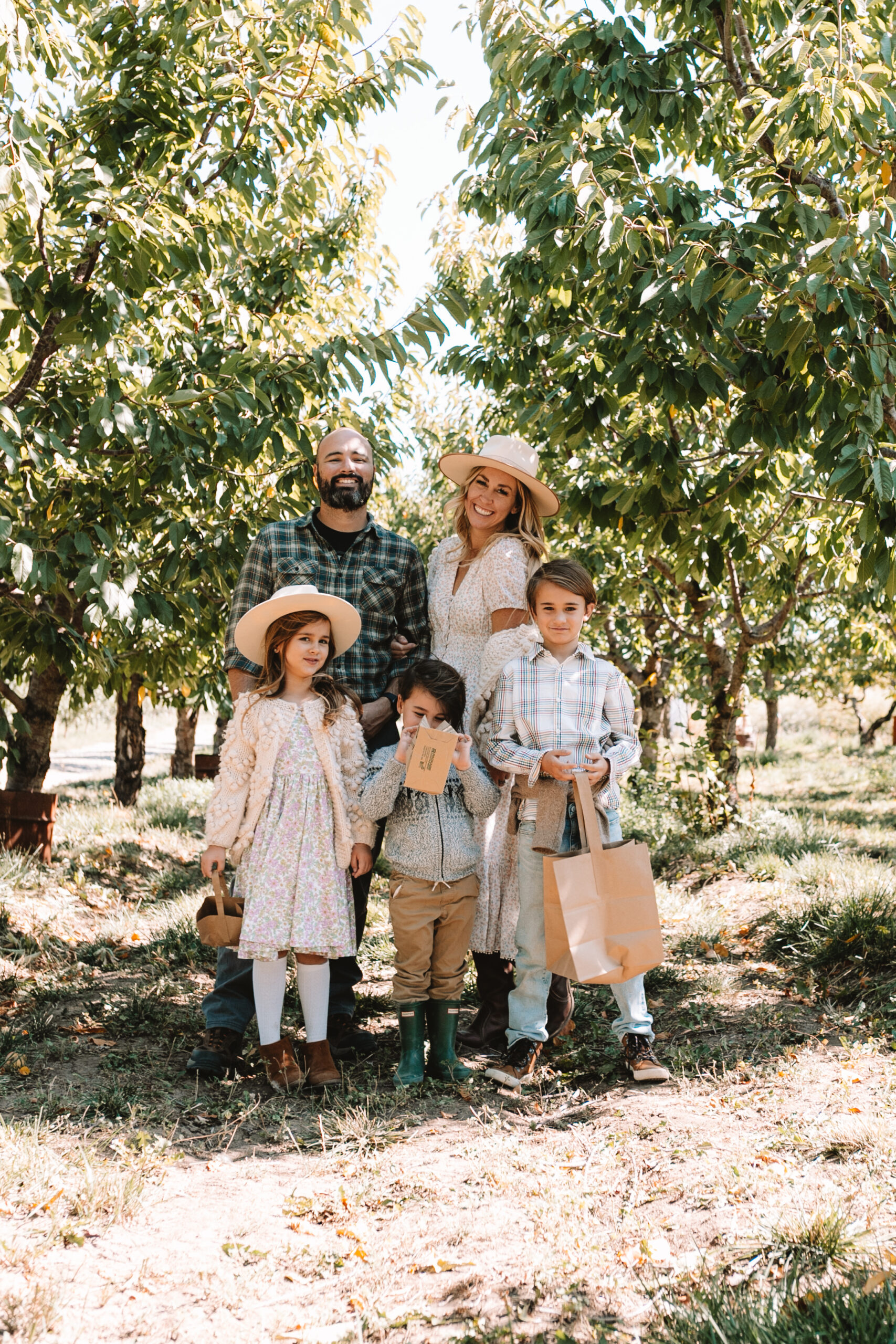 apple picking fall squad. #thelovedesignedlife #applepicking #fallfun