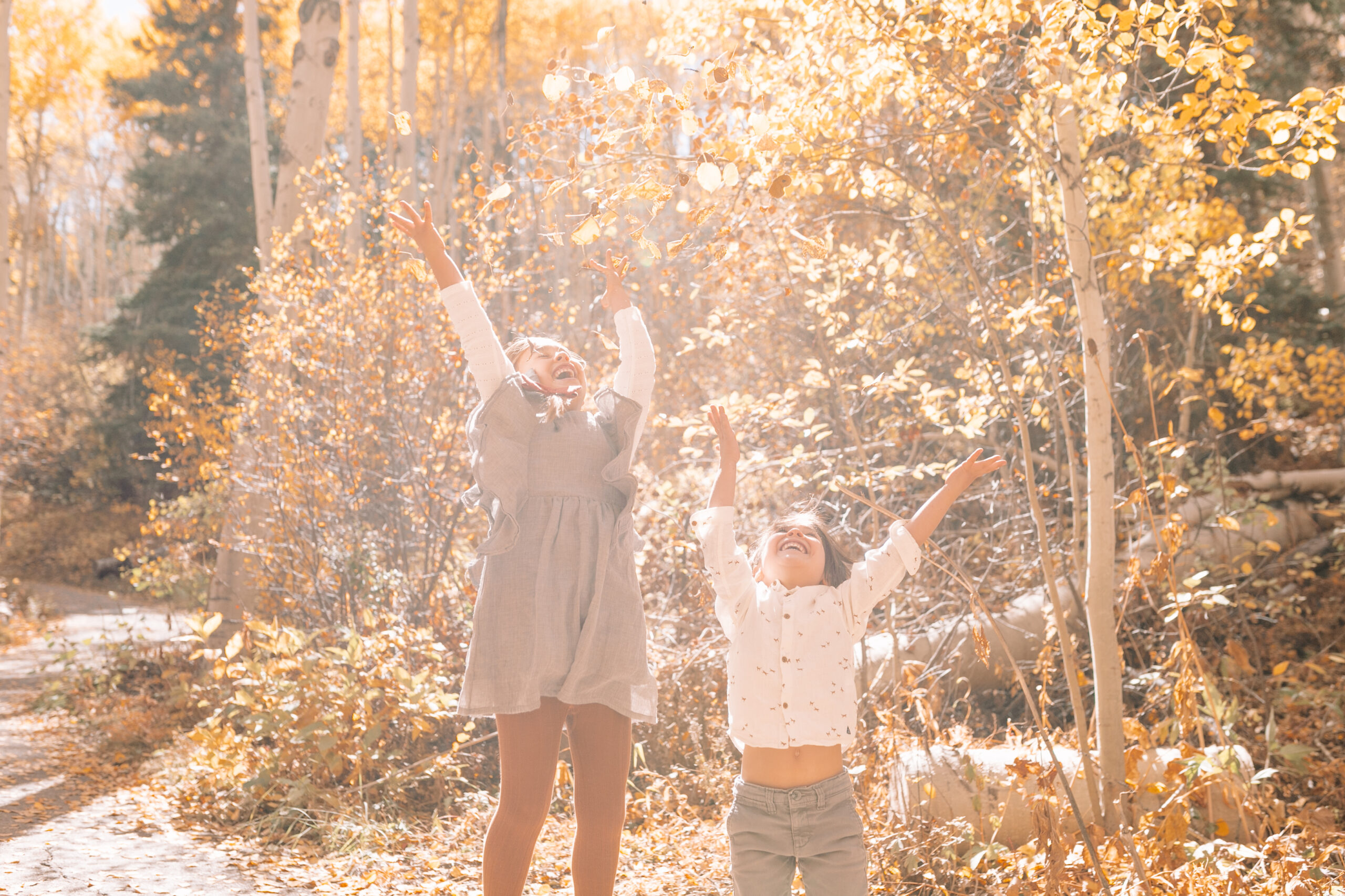 the beauty of fall! #fallleaves #naturewalk #travelwithkids