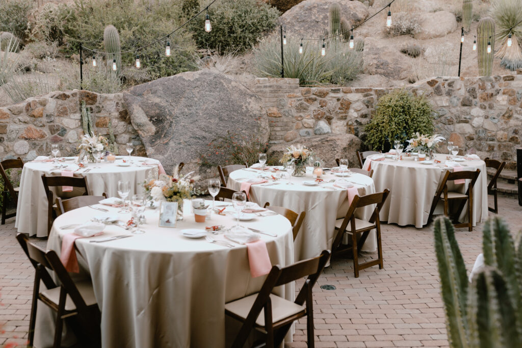 our table setup for a desert chic baby shower #thelovedesignedlife #desertbohobabyshower #babyshouwer