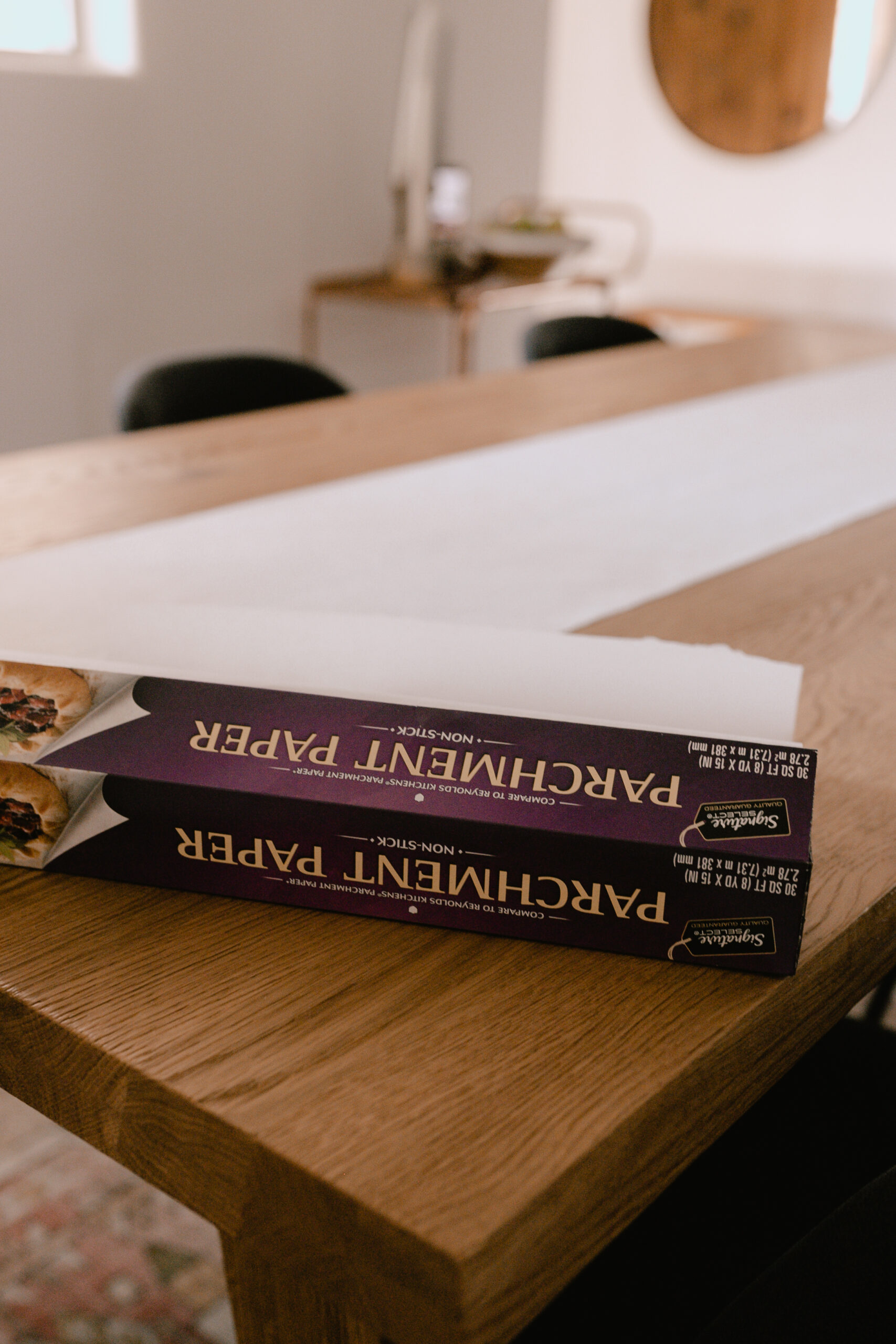 step one for a very merry charcuterie gathering: use parchment paper and lay across the table as a runner #theldlhome #holidaygathering #charcuterie spread