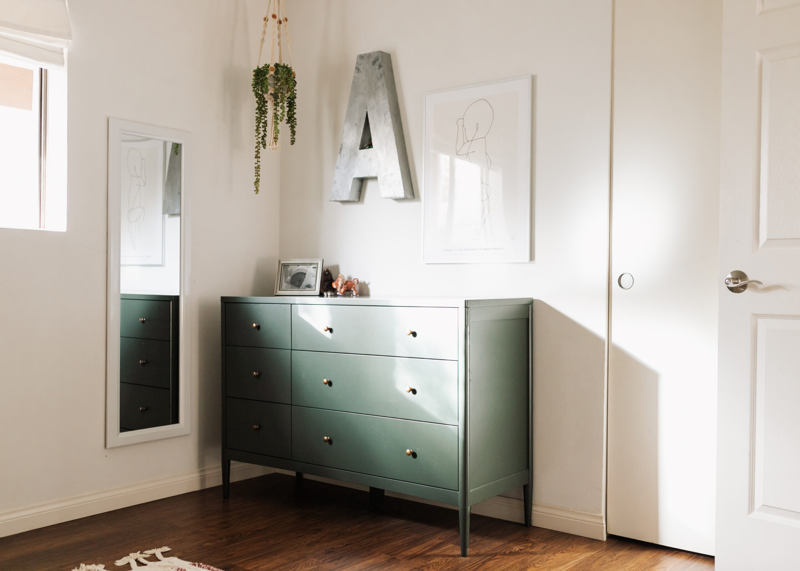 a gorgeous new dresser for this big boy room update #bigboyroom #mcm #dresser #kidsroom