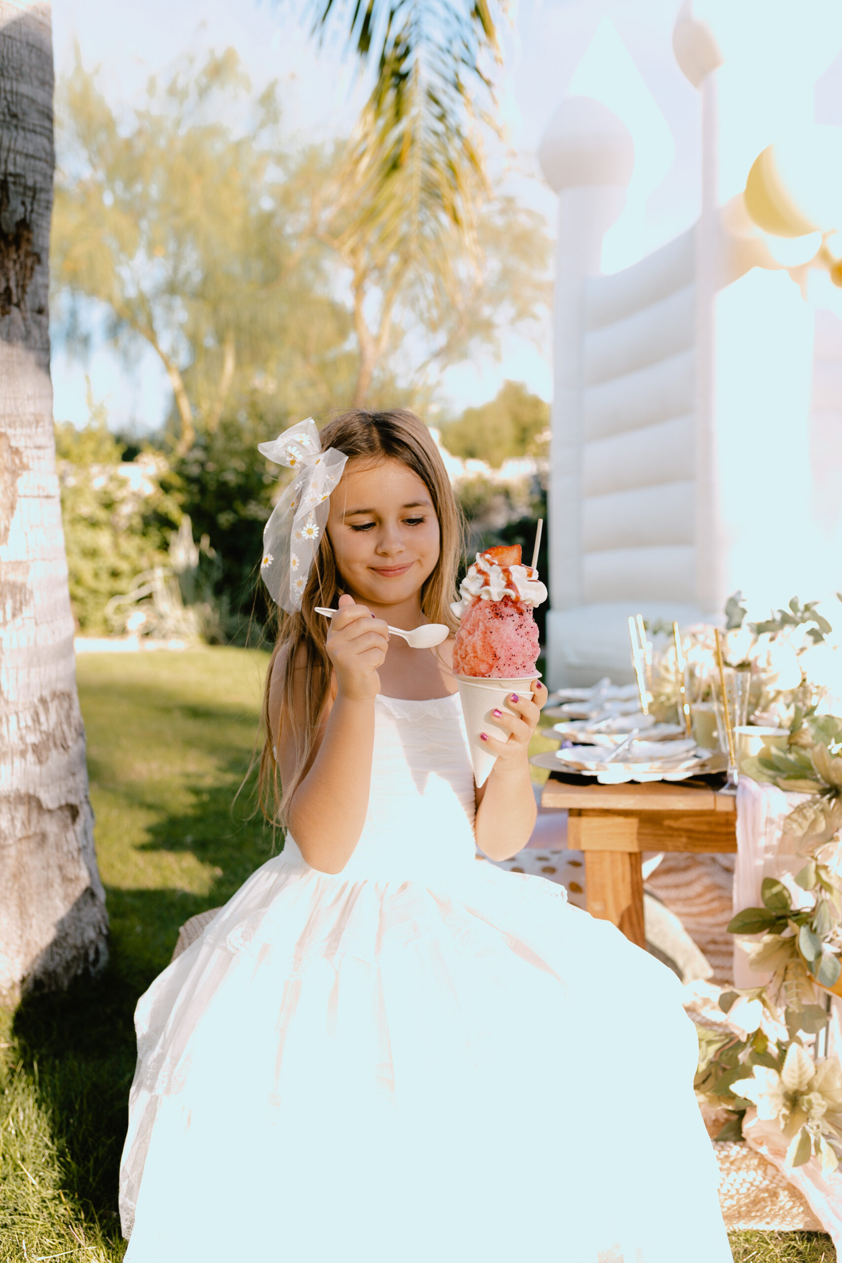 step right up for the best shave ice you've ever had! #ICEDgourmetshaveice #thelovedesignedlife #partiesandcelebrations #girlspartyideas