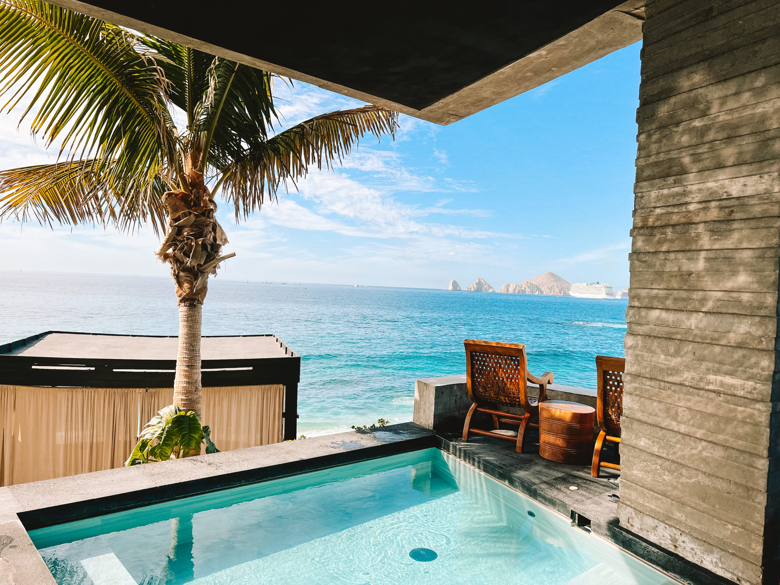 views for days from the spa at the Cape, a Thompson Hotel in Cabo San Lucas, Mexico #thecape #mexico #luxuryresort