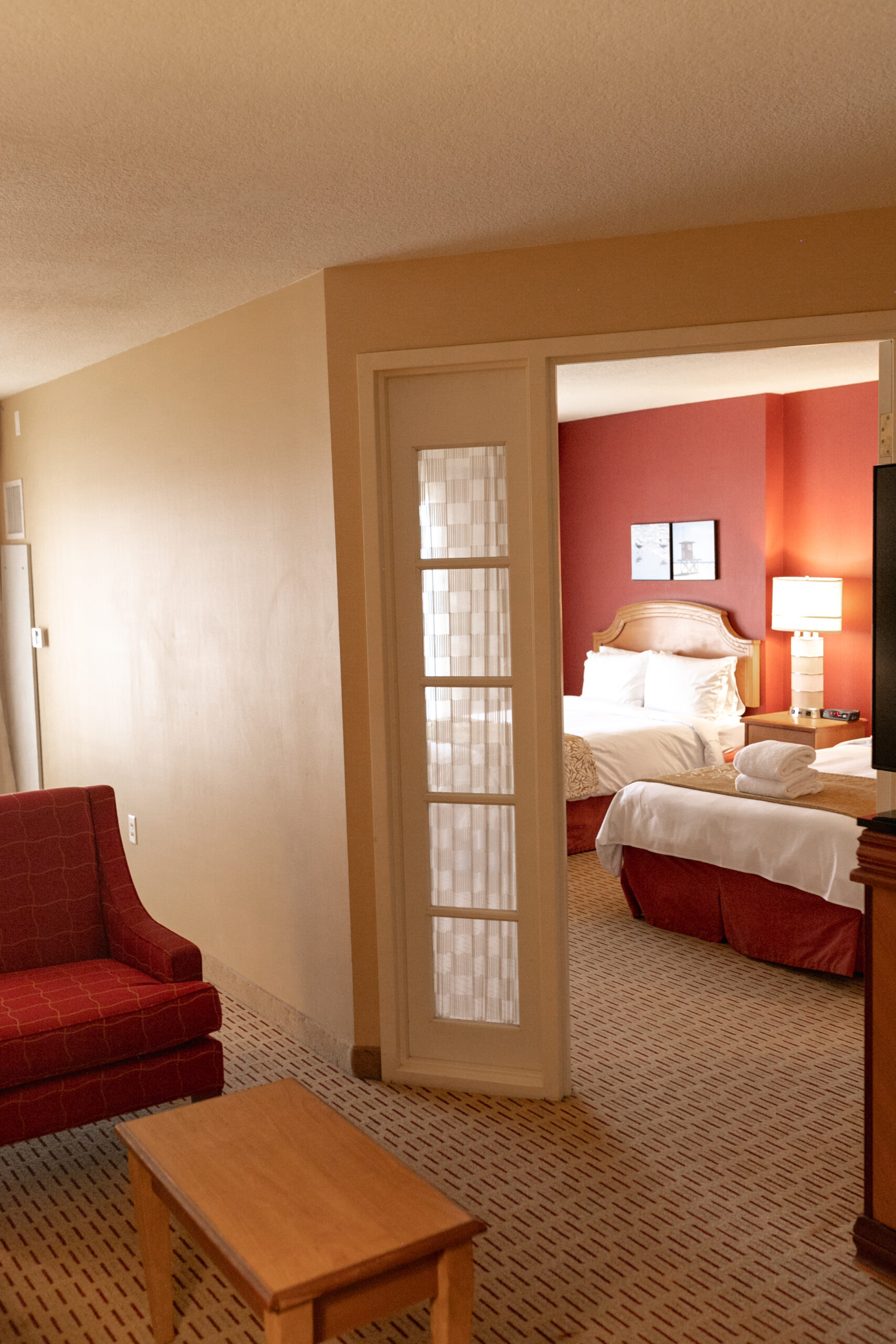 double double suite at Anaheim Marriott Suites