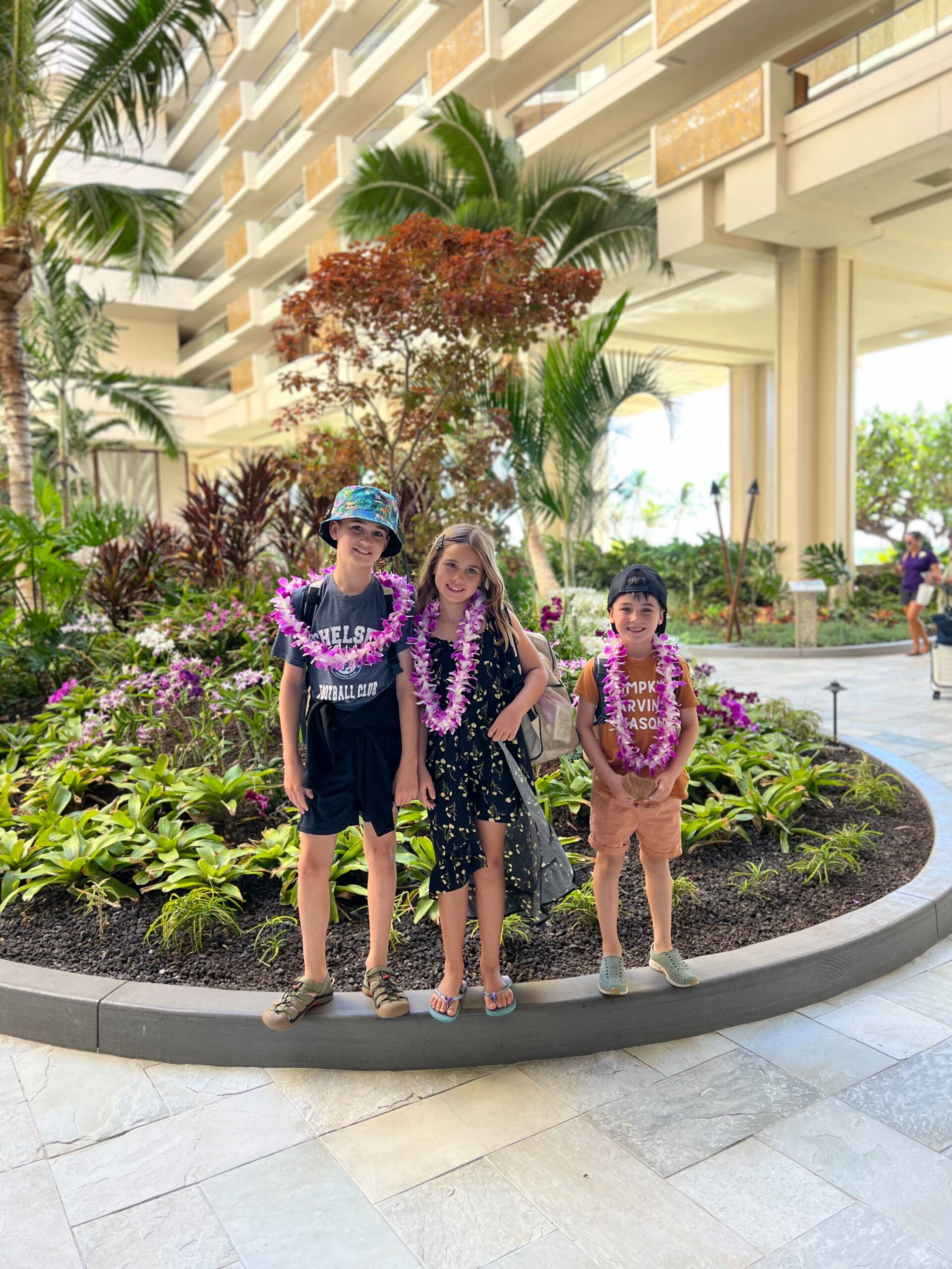 inside the hyatt regency in maui, hawaii. we loved this property for our family vacation!