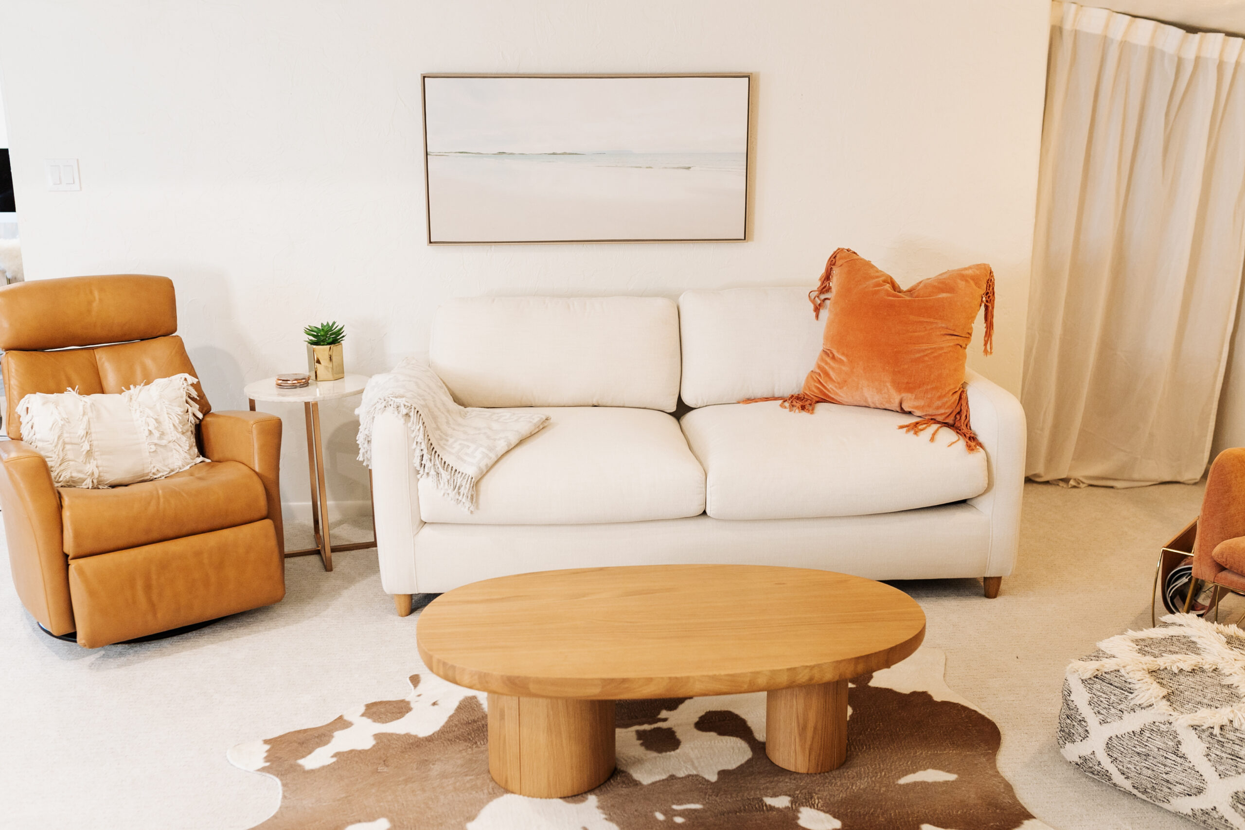 the ldl home: a cozy basement refresh #theldlhome #livingroom