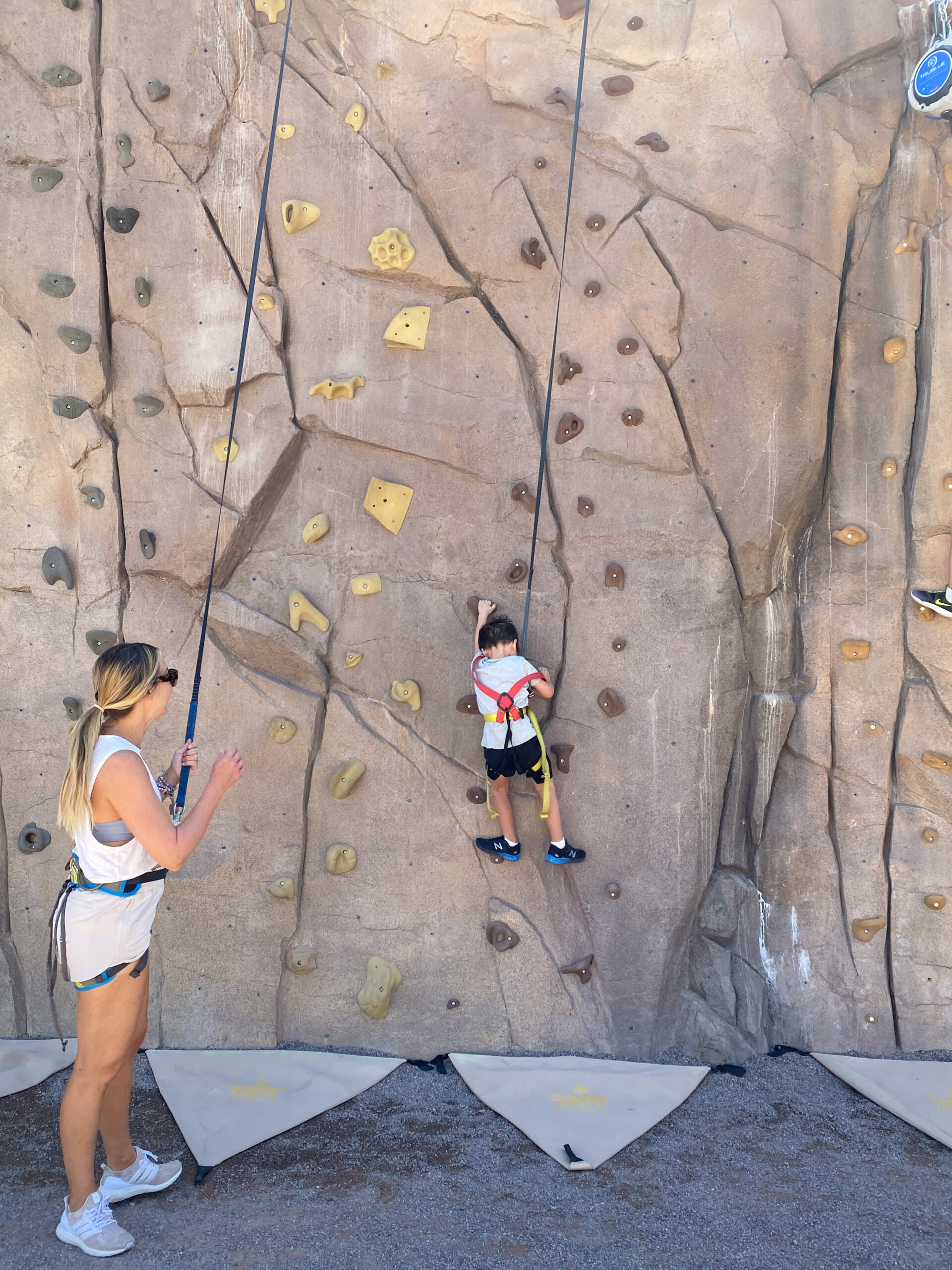 The Lost Forrest park in Snowmass is one of our family's favorite summertime activities! Rock climbing is just one of many things to do and included in your ticket price #thelostforrest #thingstodowithkids #visitaspensnowmass