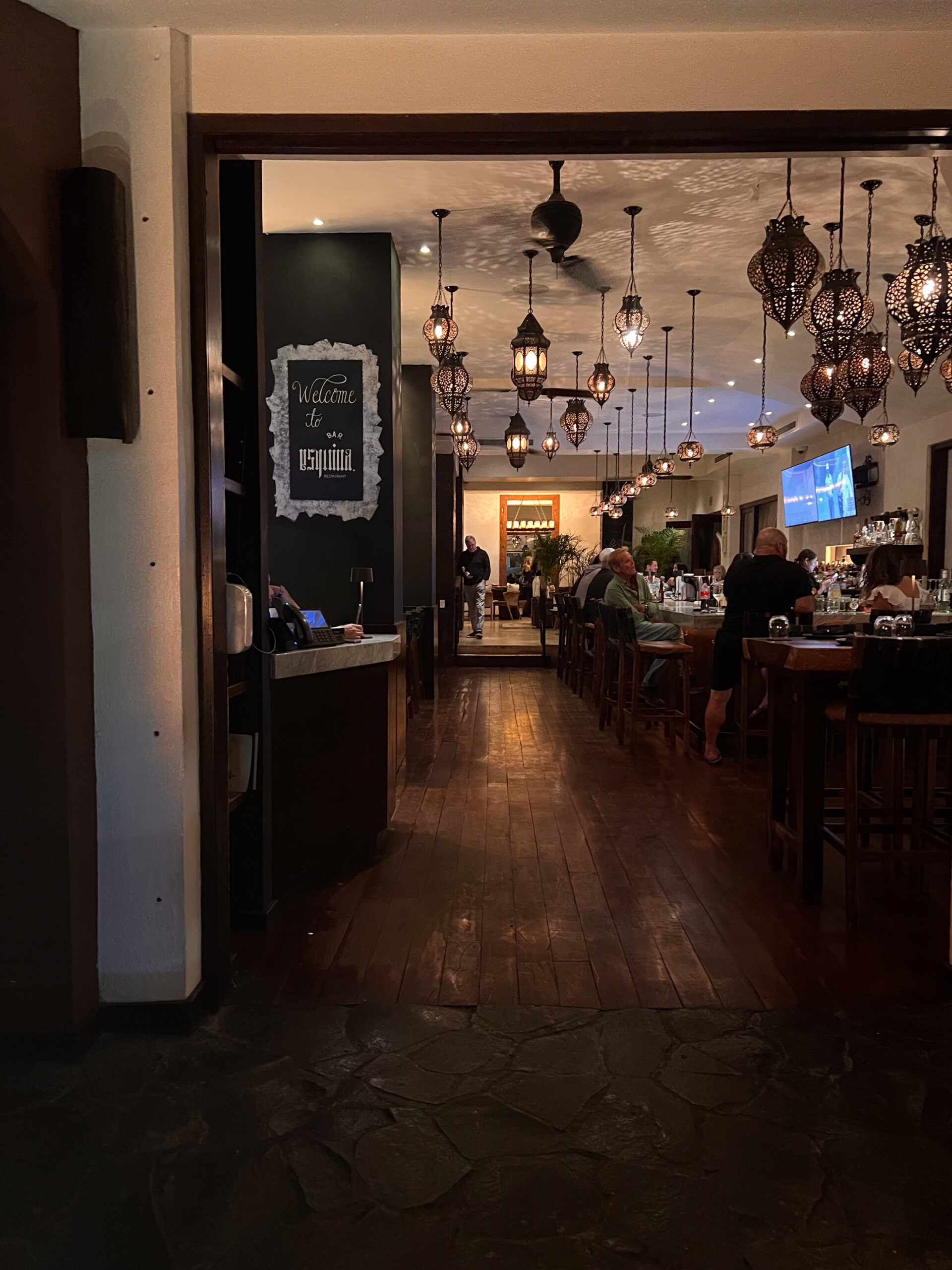 the moody and oh-so-cute bar esquina is a great spot with chill vibes for dinner