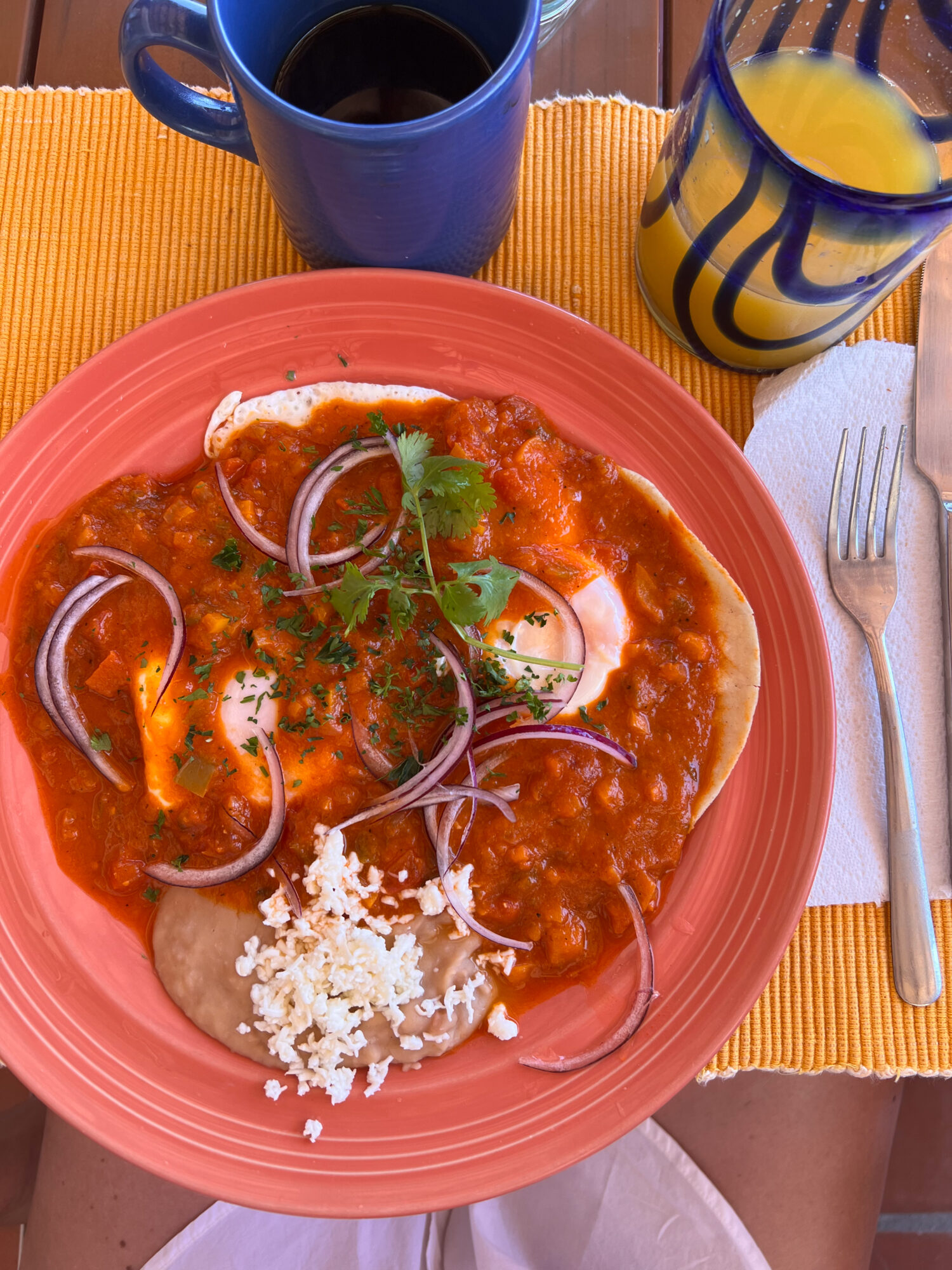 the best mexican breakfast from our personal chef in Cabo!