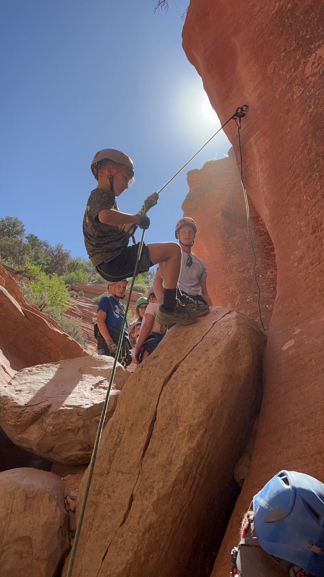 The kids did great on this tour near #zion national park for our version of #momcamp