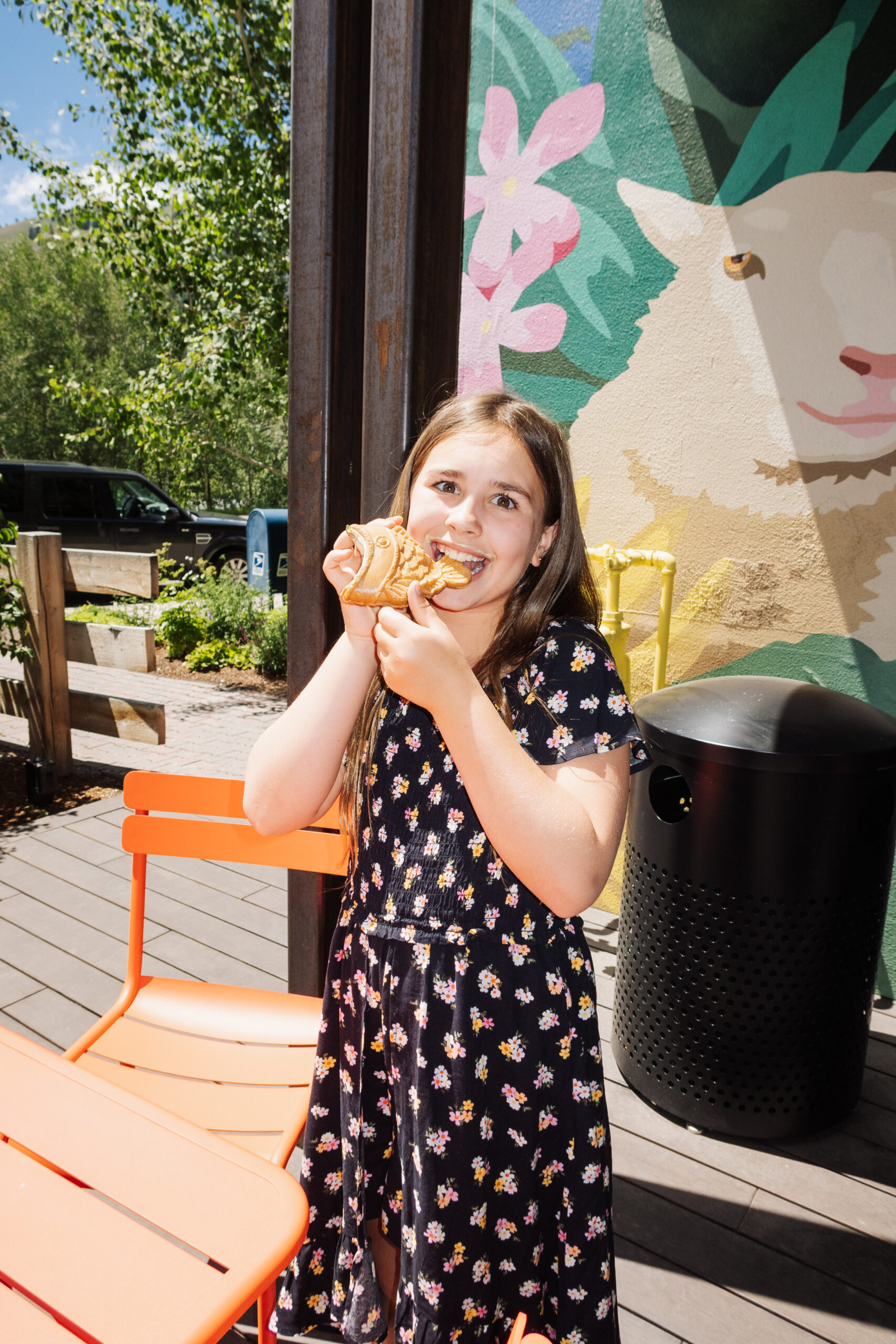 look how cute these little koi fish cones are at the Sweet Spot by Ramen Cowboy in Ketchum, Idaho #familytravel