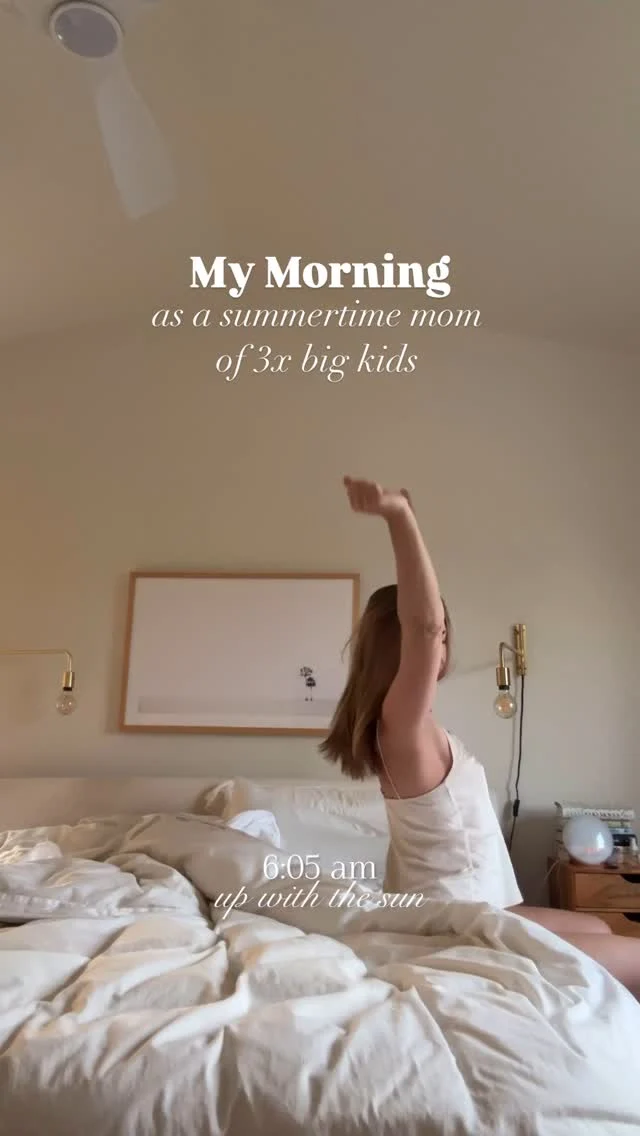 my soft girl summer ☁️

when my kids are little, I literally never could’ve imagined slow mornings like this with kids out of school. this week, my daughter was a camp, my oldest has a job this summer, and my youngest runs around the neighborhood with friends. 

and now I’m just wondering how my mornings slip by so quickly 😅

#summertimemornings #momof3 #softgirlera
